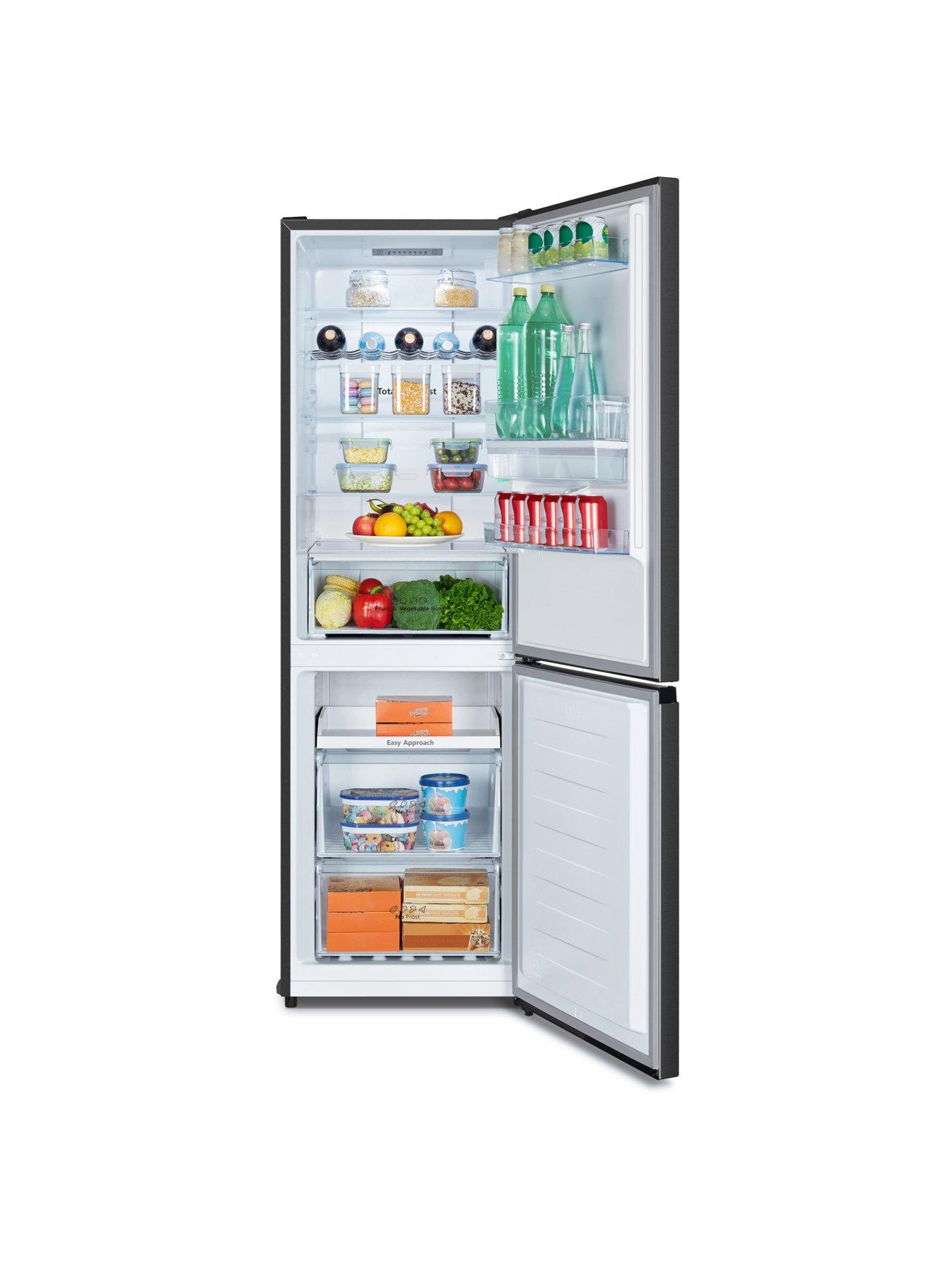 Image 2 of 7 of Hisense RB390N4WBE 60cm Wide, Total No Frost, Freestanding Fridge Freezer - Black