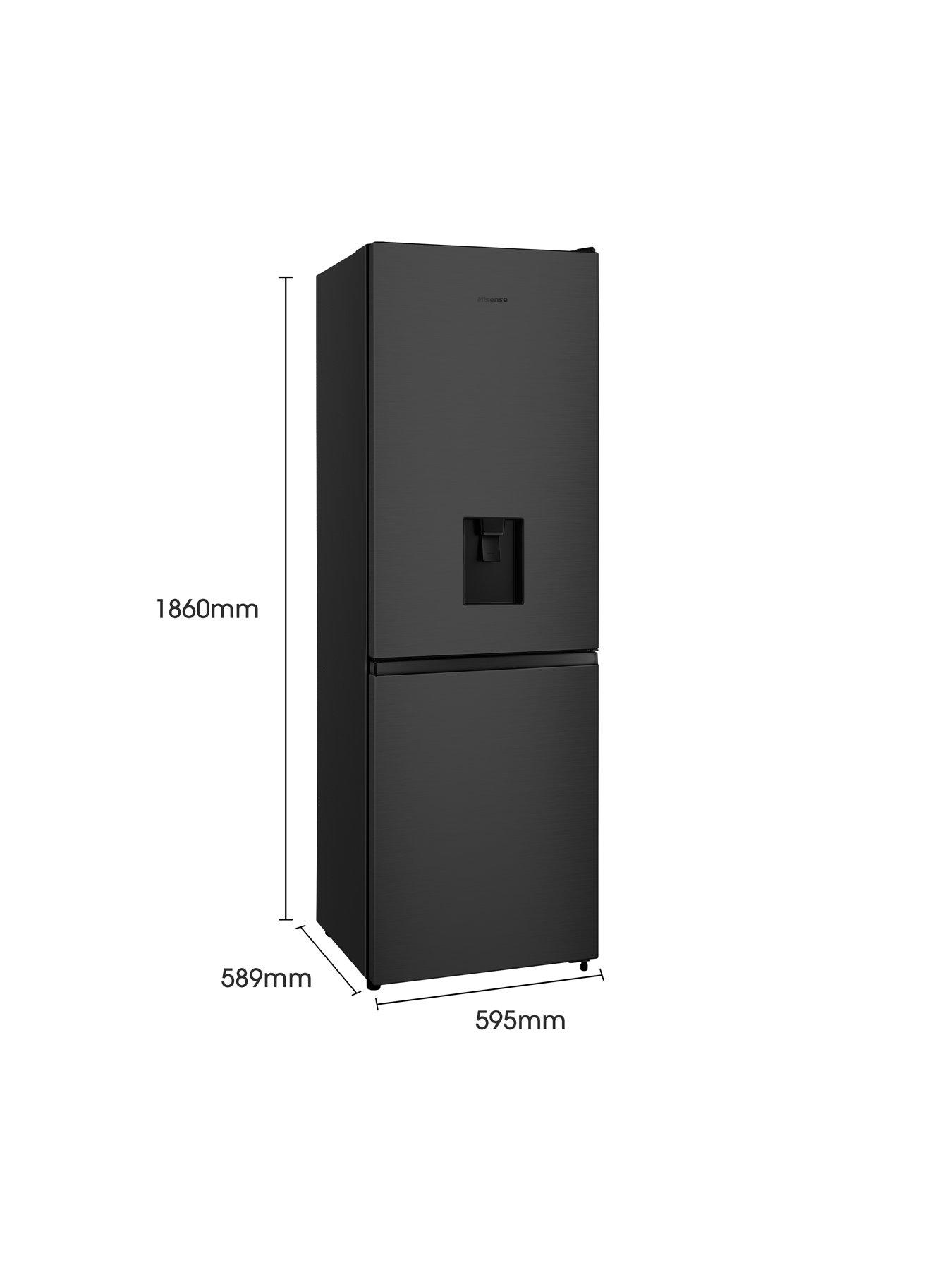 Image 6 of 7 of Hisense RB390N4WBE 60cm Wide, Total No Frost, Freestanding Fridge Freezer - Black