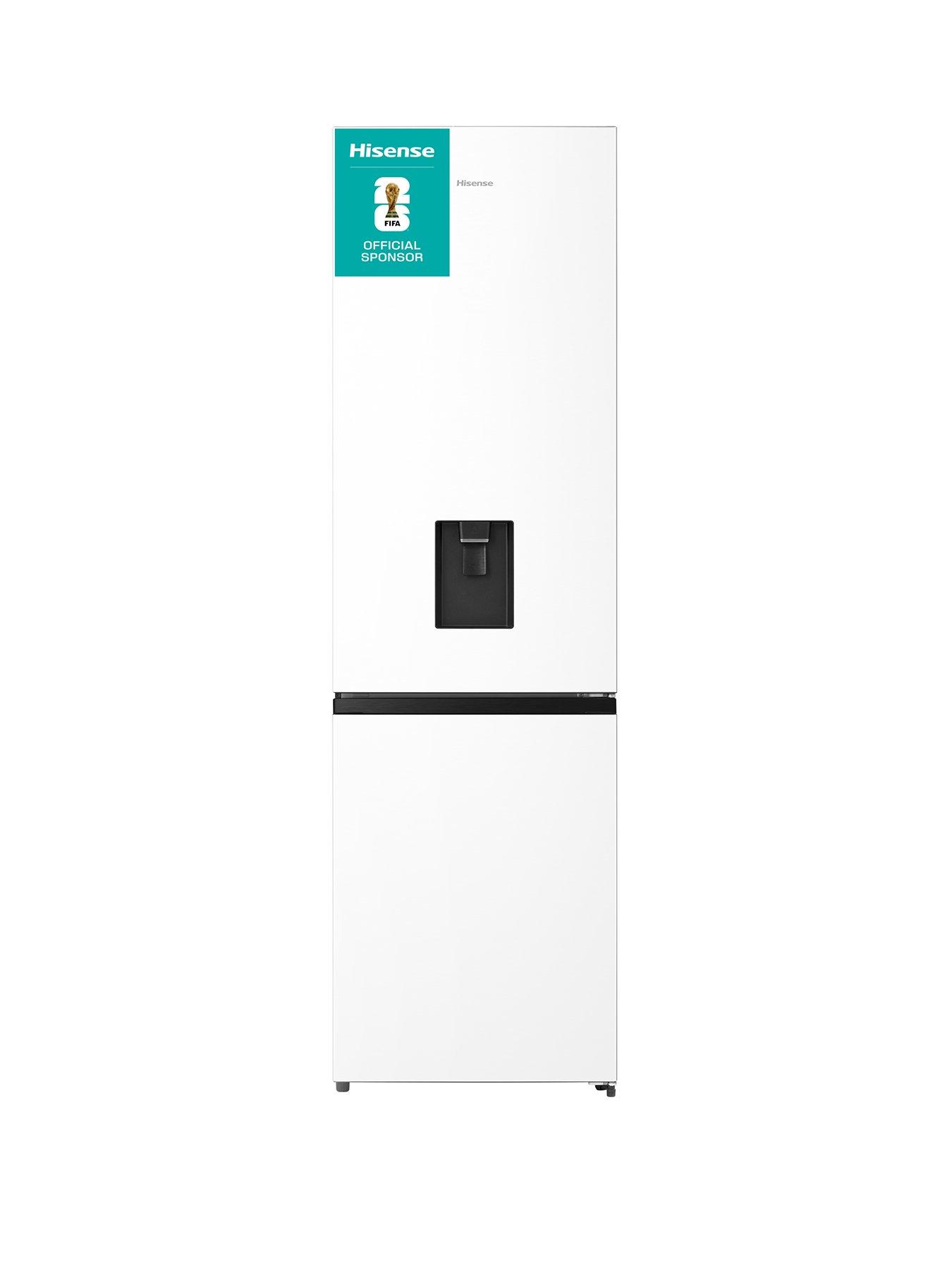 Hisense RB435N4WWE 60cm Wide, Total No Frost, Freestanding Fridge Freezer - White