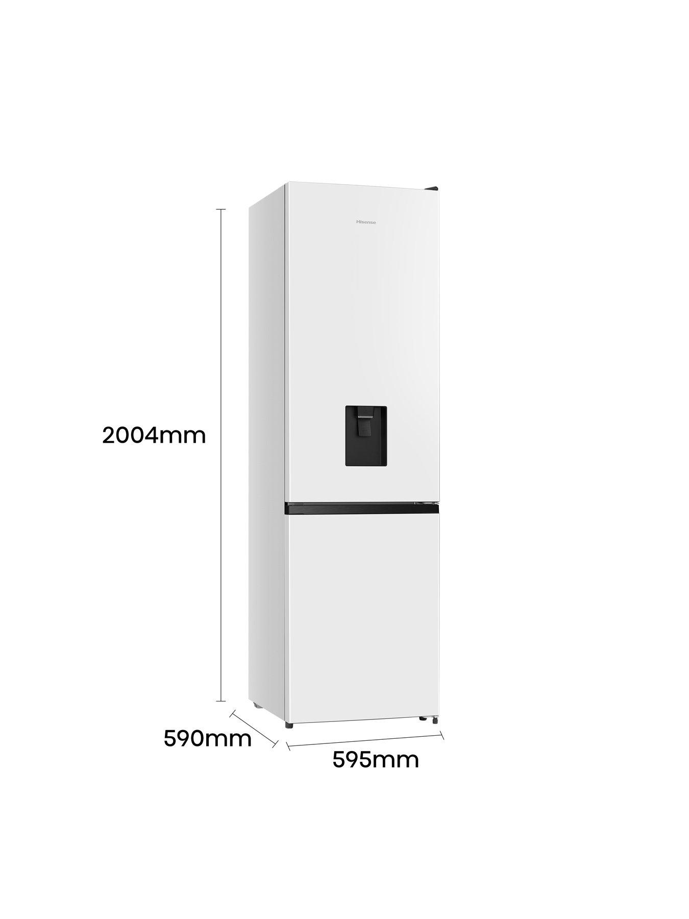 Image 6 of 7 of Hisense RB435N4WWE 60cm Wide, Total No Frost, Freestanding Fridge Freezer - White