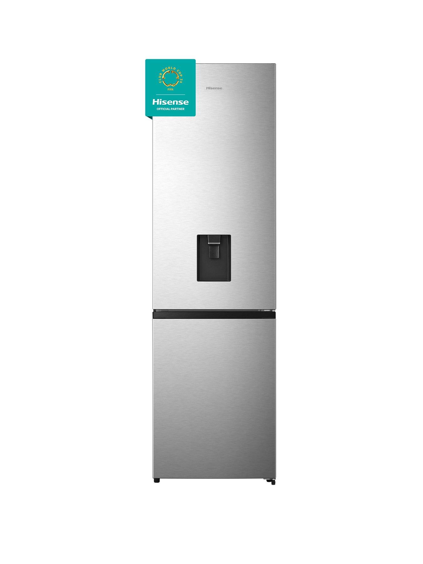 undefined RB435N4WCE 60cm Wide, Total No Frost, Freestanding Fridge Freezer - Stainless Steel