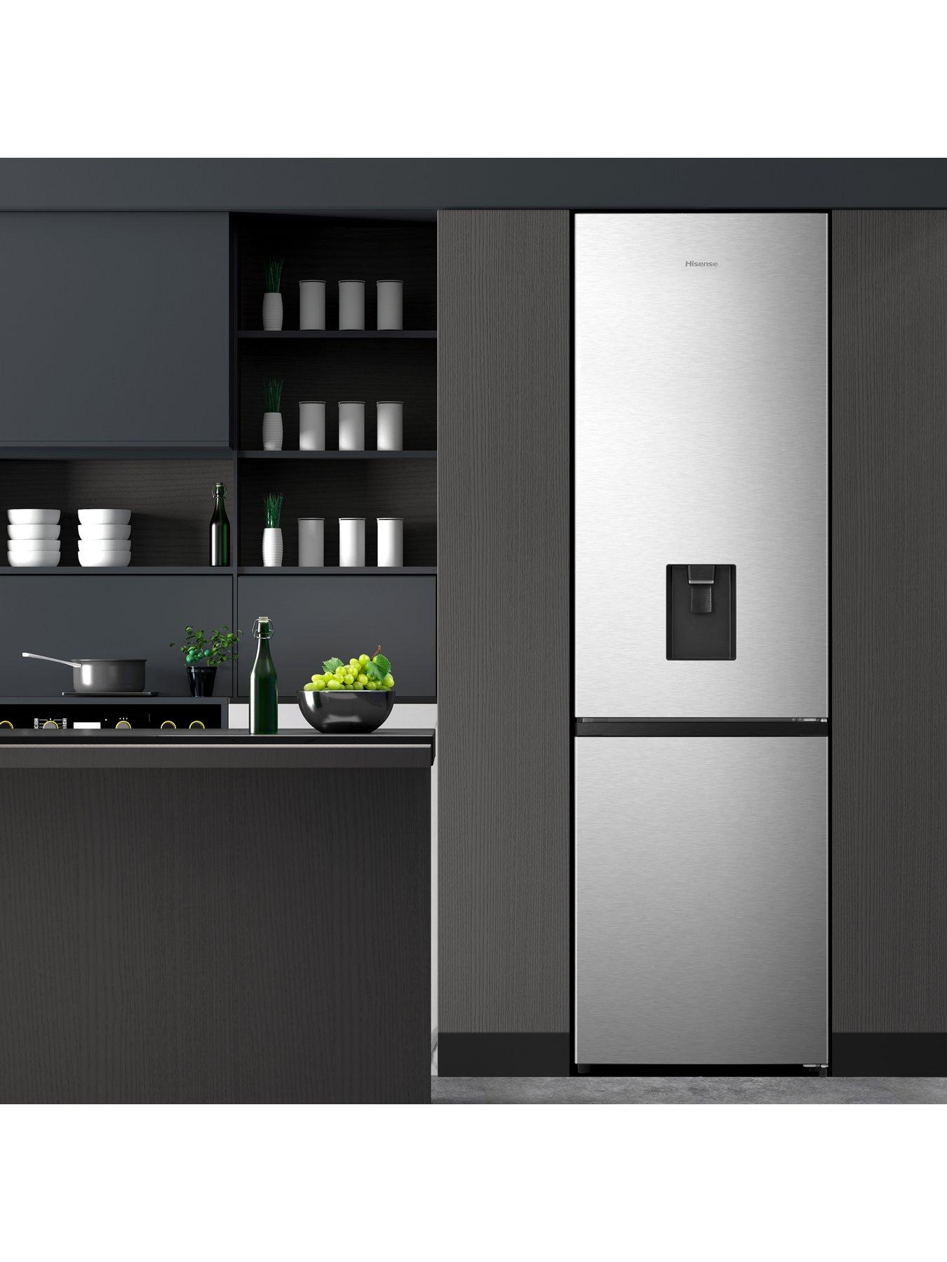 Image 3 of 7 of Hisense RB435N4WCE 60cm Wide, Total No Frost, Freestanding Fridge Freezer - Stainless Steel