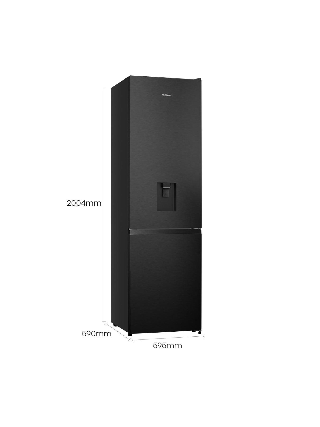 Image 6 of 7 of Hisense RB435N4WFE 60cm Wide, Total No Frost, Freestanding Fridge Freezer - Black Stainless Steel