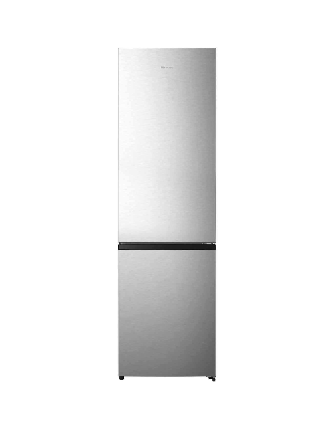 undefined RB440N4ACA 60cm Wide, Total No Frost, A Rating, Freestanding Fridge Freezer - Stainless Steel