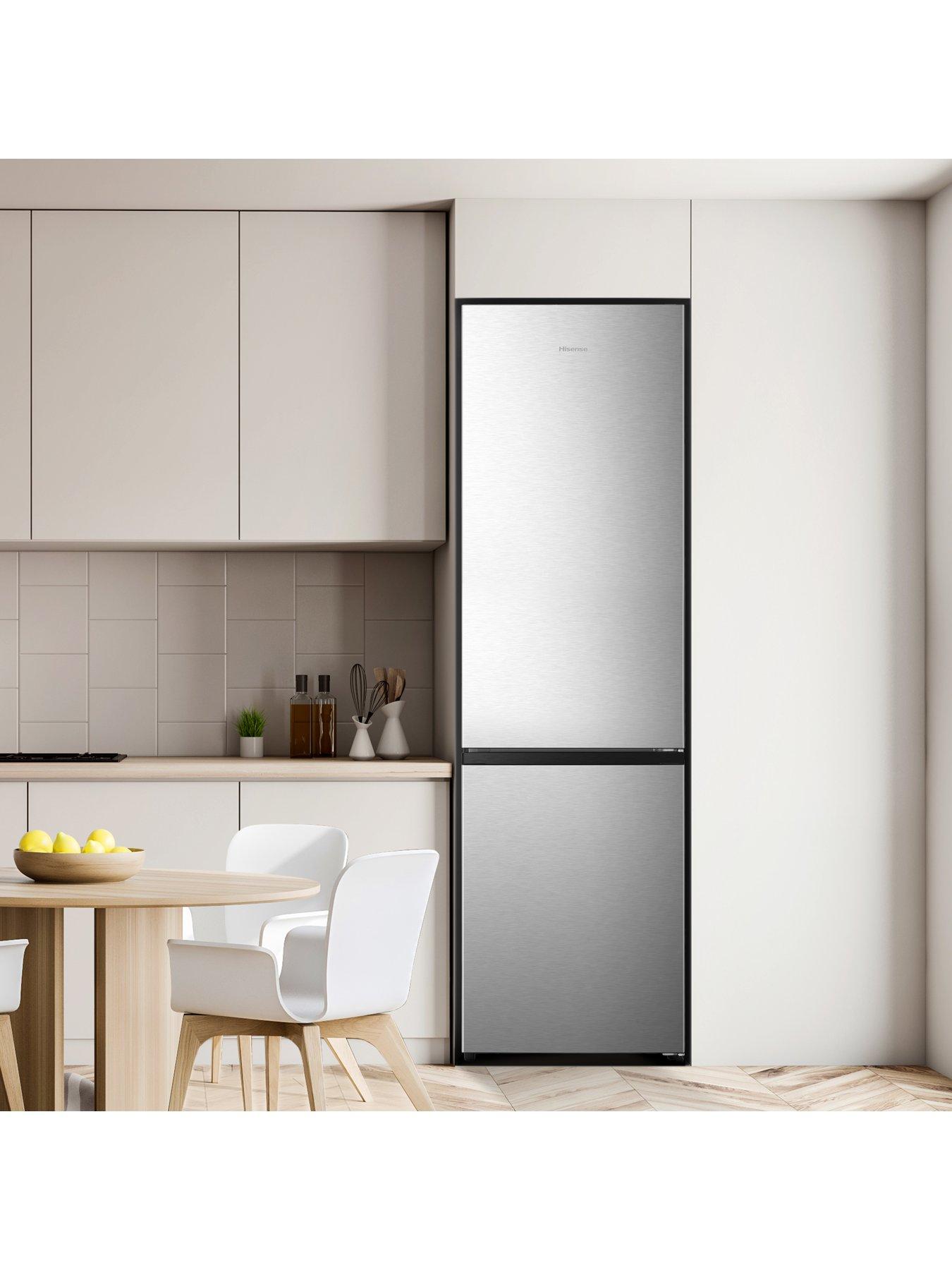 Image 2 of 6 of Hisense RB440N4ACA 60cm Wide, Total No Frost, A Rating, Freestanding Fridge Freezer - Stainless Steel