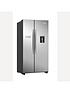  image of hisense-rs741n4wce-90cm-wide-side-by-side-american-fridge-freezer-stainless-steel