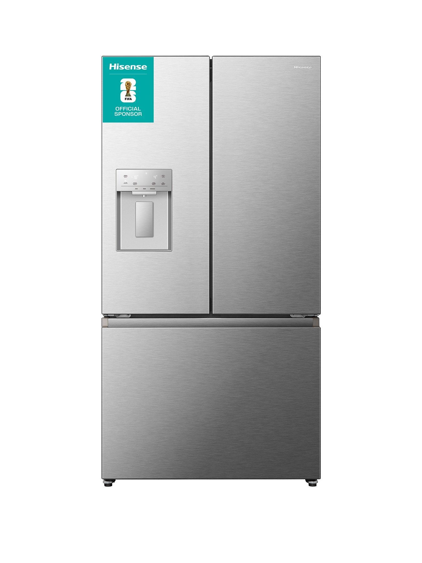 Hisense RF815N4SESE Pureflat 90cm French Door, American Fridge Freezer - Stainless Steel