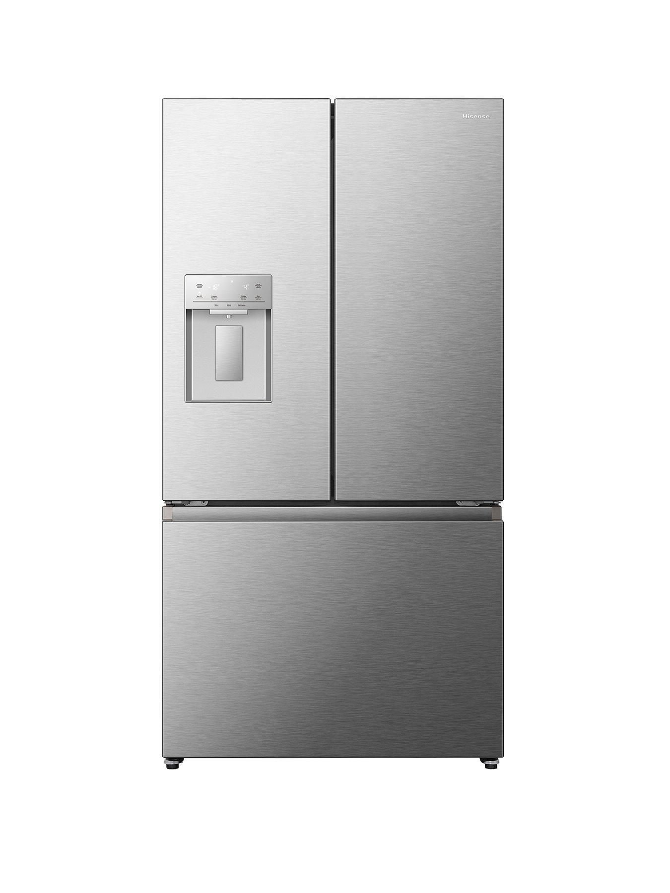 Hisense RF815N4SESE Pureflat 90cm French Door, American Fridge Freezer - Stainless Steel