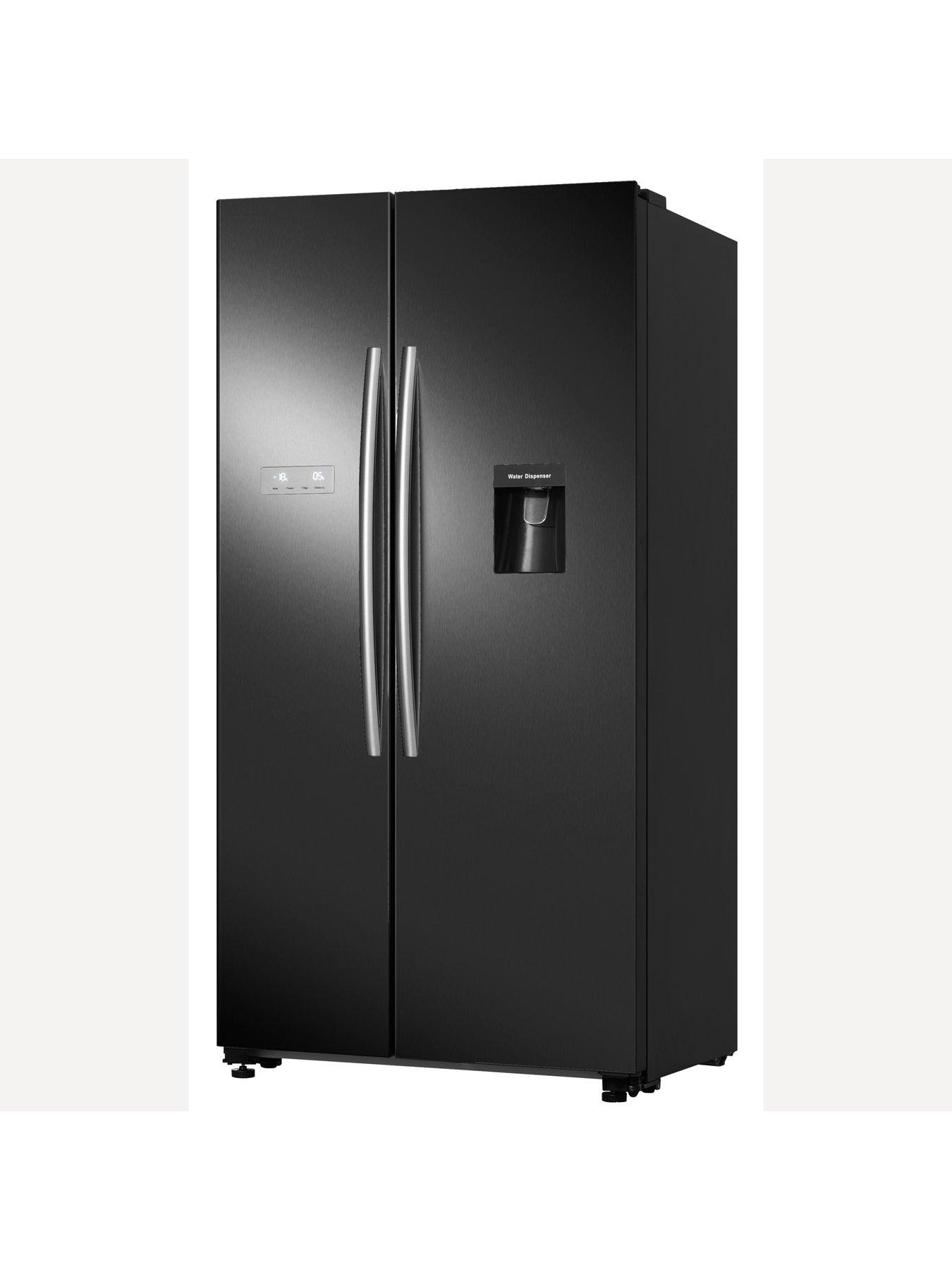 Image 6 of 7 of Hisense RS741N4WBE 90cm Wide, Side by Side, American Fridge Freezer with non-plumbed Water Dispenser - Black