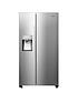  image of hisense-rs694n4ice-90cm-wide-side-by-side-water-and-ice-american-fridge-freezer-stainless-steel