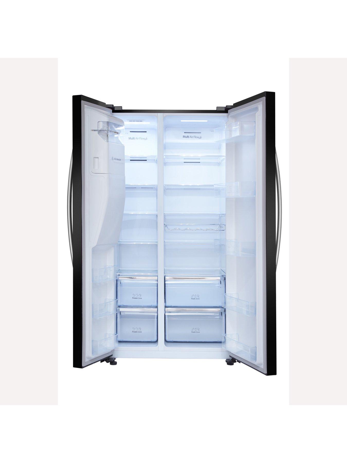 Image 6 of 7 of Hisense RS694N4IBE 90cm Wide Side by Side, Water and Ice, American Fridge Freezer - Black