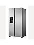  image of hisense-rs694n4tie-90cm-wide-side-by-side-non-plumbed-water-and-ice-american-fridge-freezer-stainless-steel