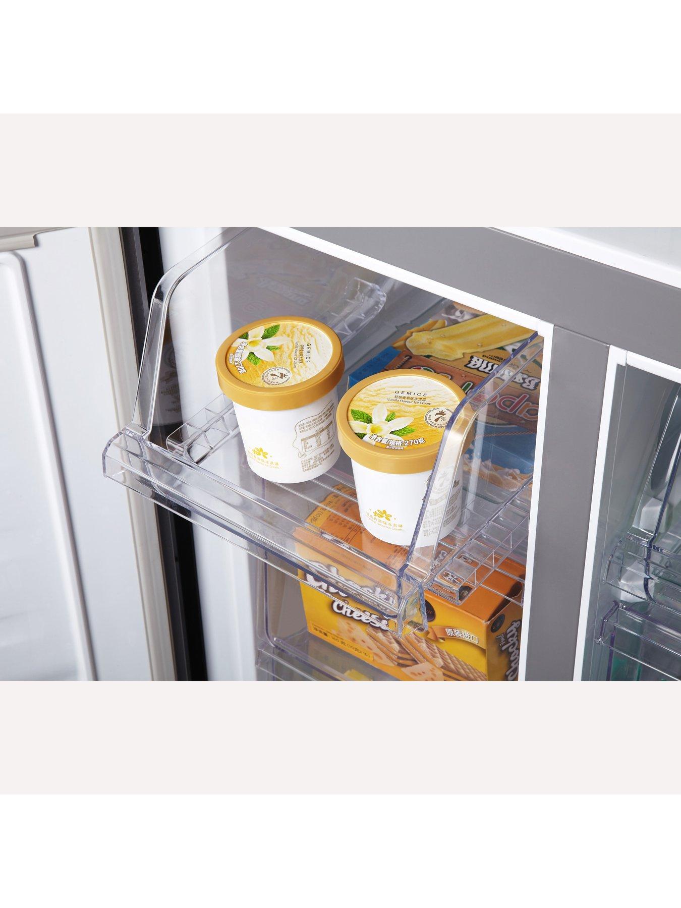 Image 5 of 5 of Fridgemaster MQ79394ES 80cm Cross Door, American Fridge Freezer&nbsp;- Silver
