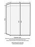  image of hisense-rf632n4wie-70cm-wide-french-door-american-fridge-freezer-stainless-steel