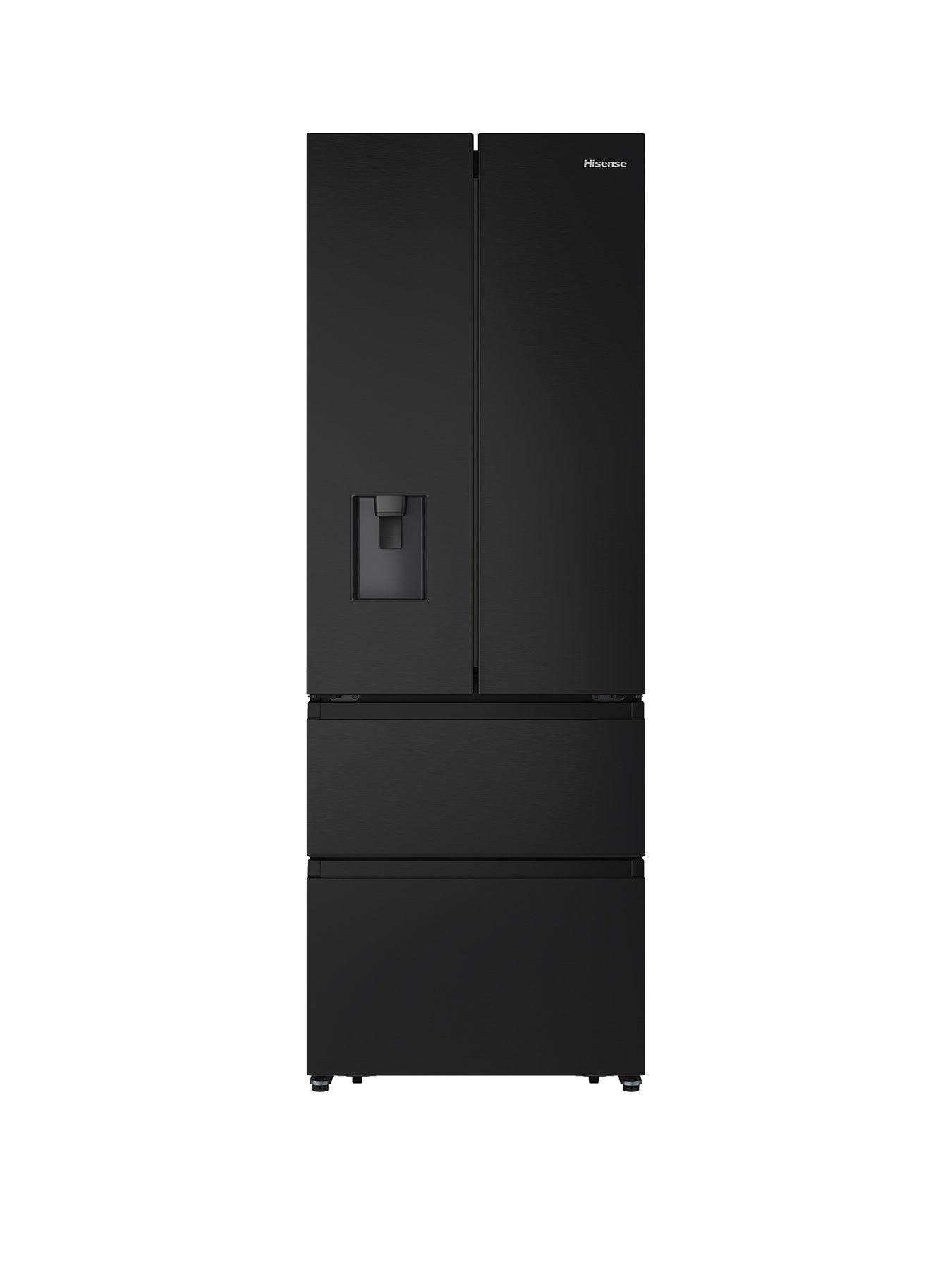 undefined RF632N4WFE 70cm Wide French Door, American Fridge Freezer - Black Stainless Steel