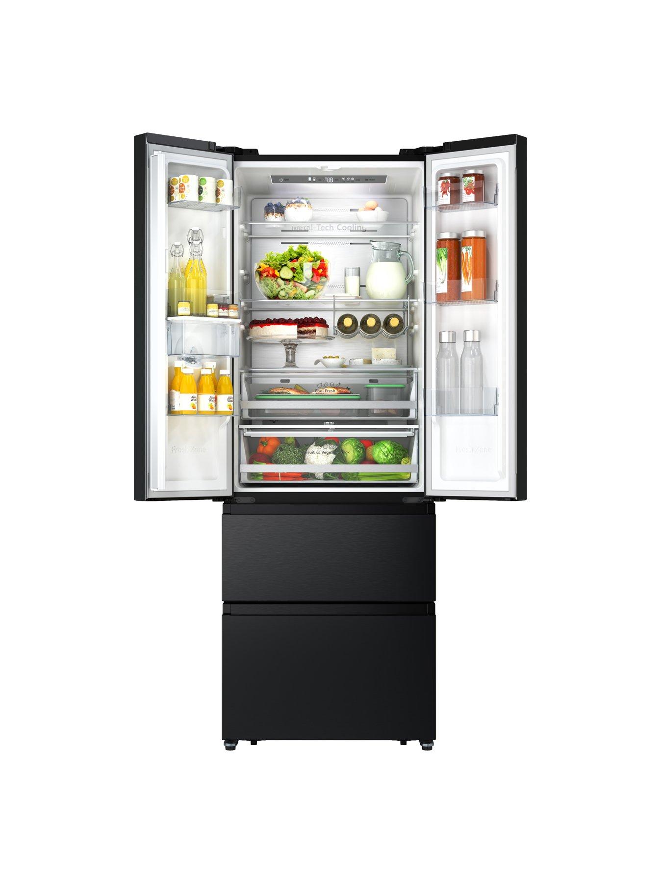 Image 2 of 7 of Hisense RF632N4WFE 70cm Wide French Door, American Fridge Freezer - Black Stainless Steel