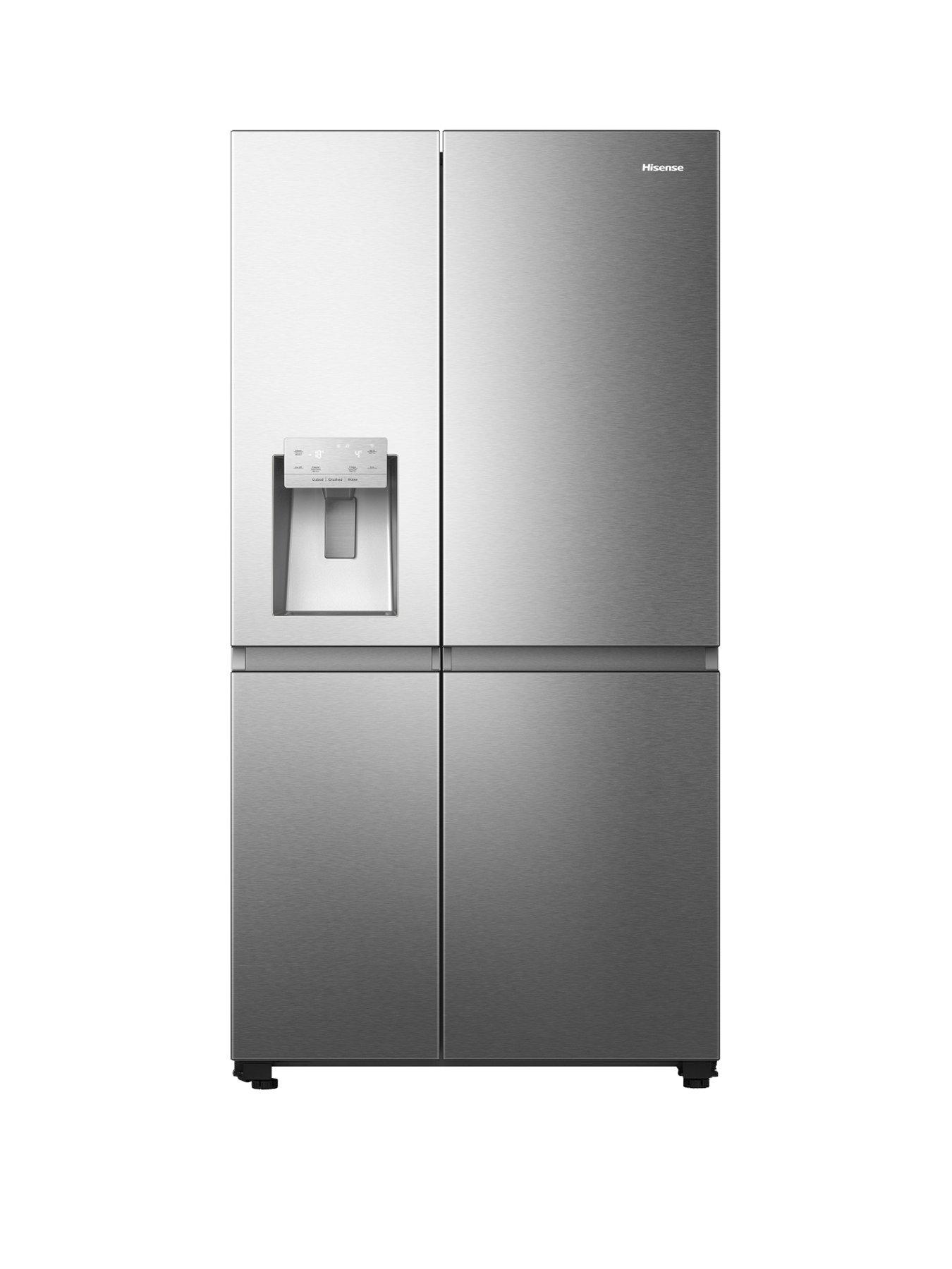 undefined RS818N4TIE Pureflat Infinite series, 90cm Wide Side by Side, American Fridge Freezer - Stainless Steel