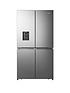  image of hisense-rq758n4swse-pureflat-90cm-cross-door-american-fridge-freezer-stainless-steel