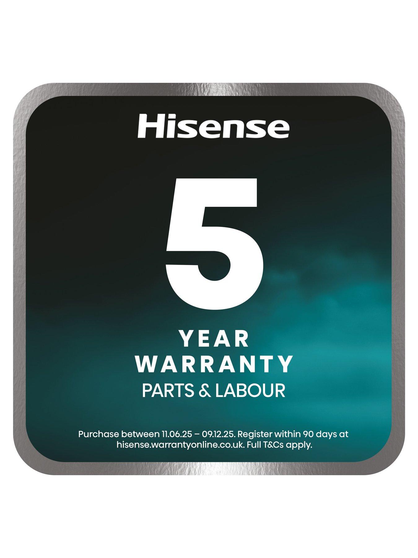 Image 7 of 7 of Hisense RQ760N4SASE Pureflat 90cm Cross Door, Water and Ice, American Fridge Freezer - Stainless Steel