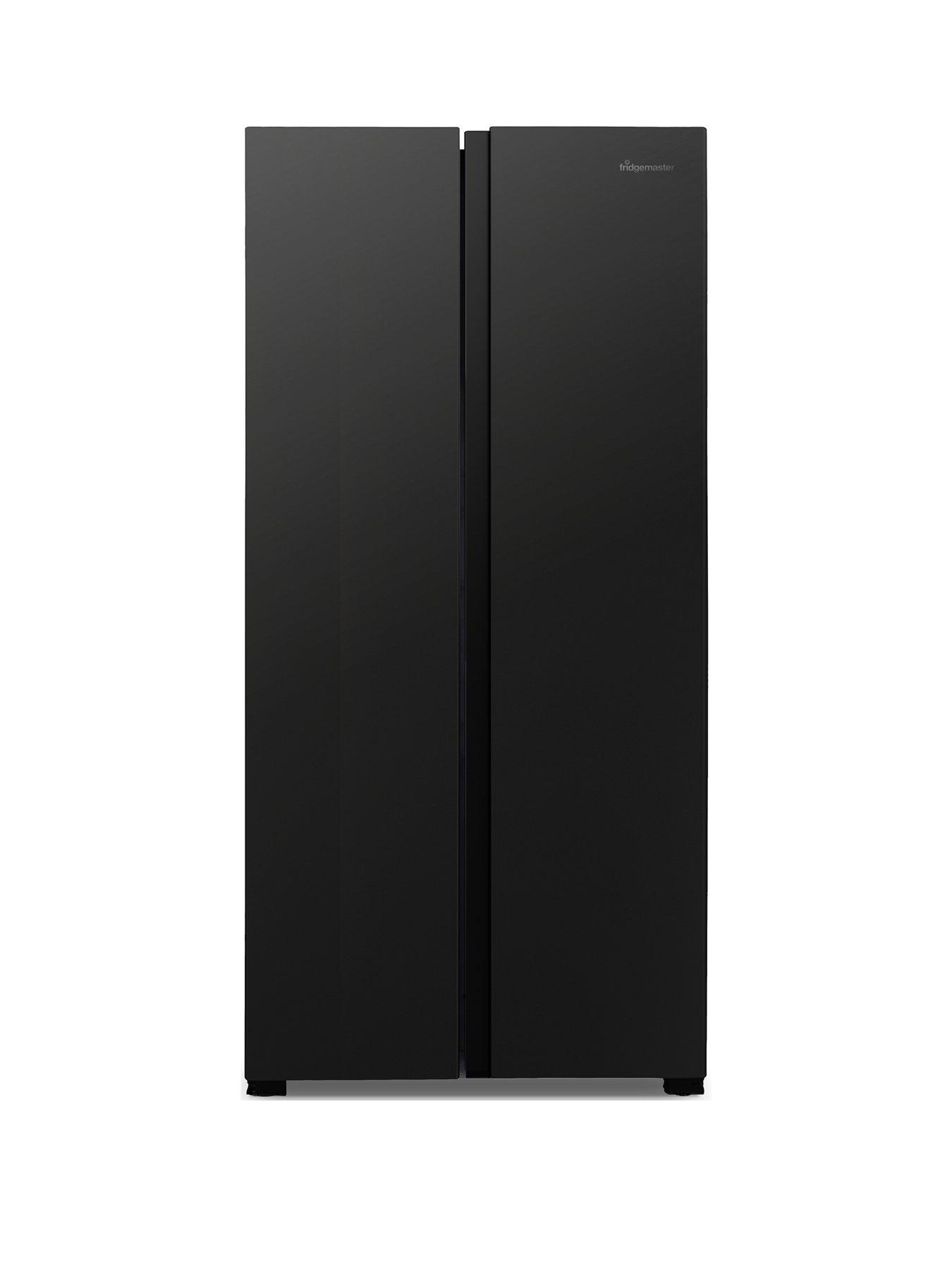 undefined MS83430EB 80cm Wide Side by Side, American Fridge Freezer - Black