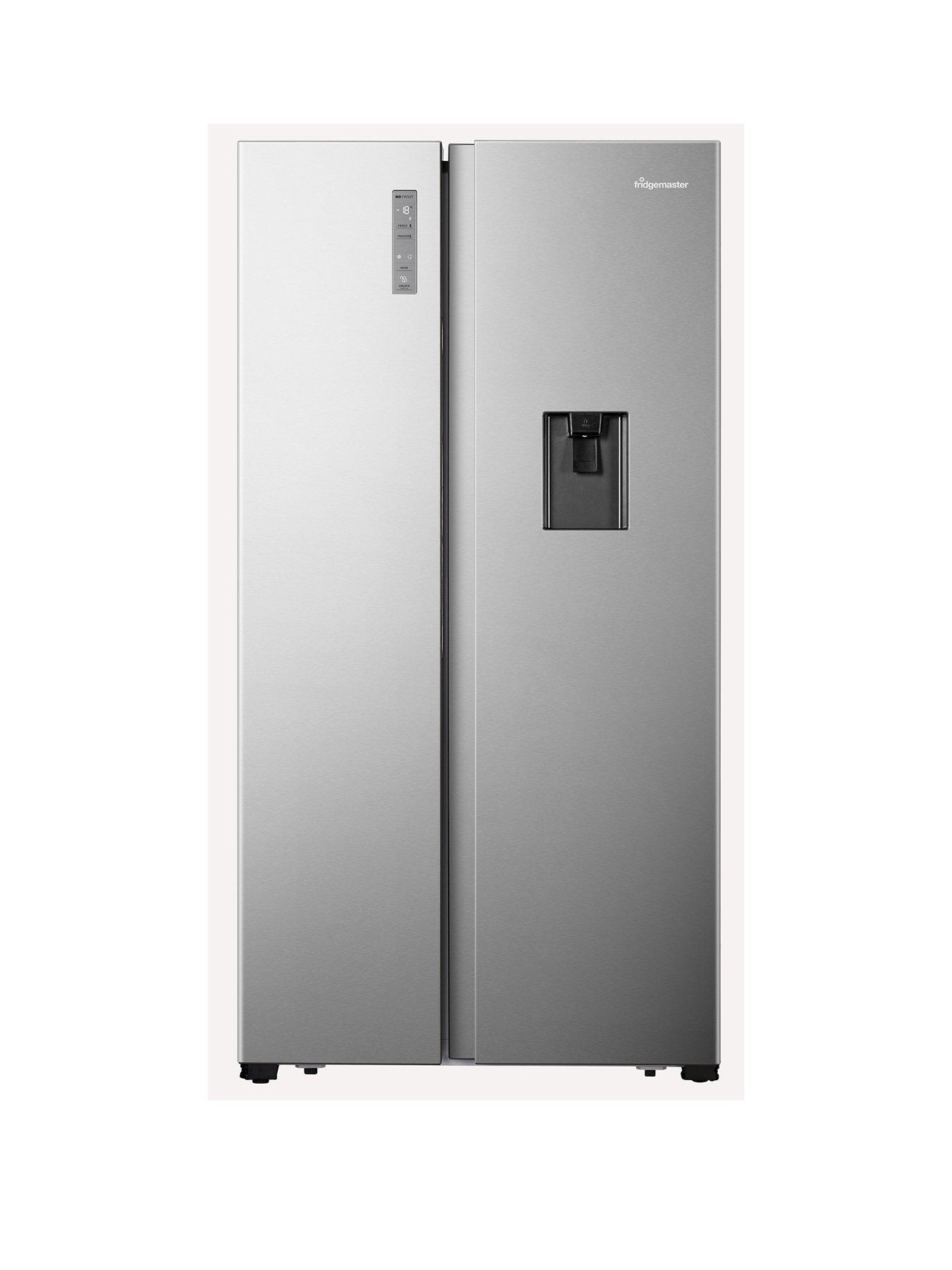 undefined MS91520DES 90cm Wide, Side-by-Side, American-Style Fridge Freezer - Silver