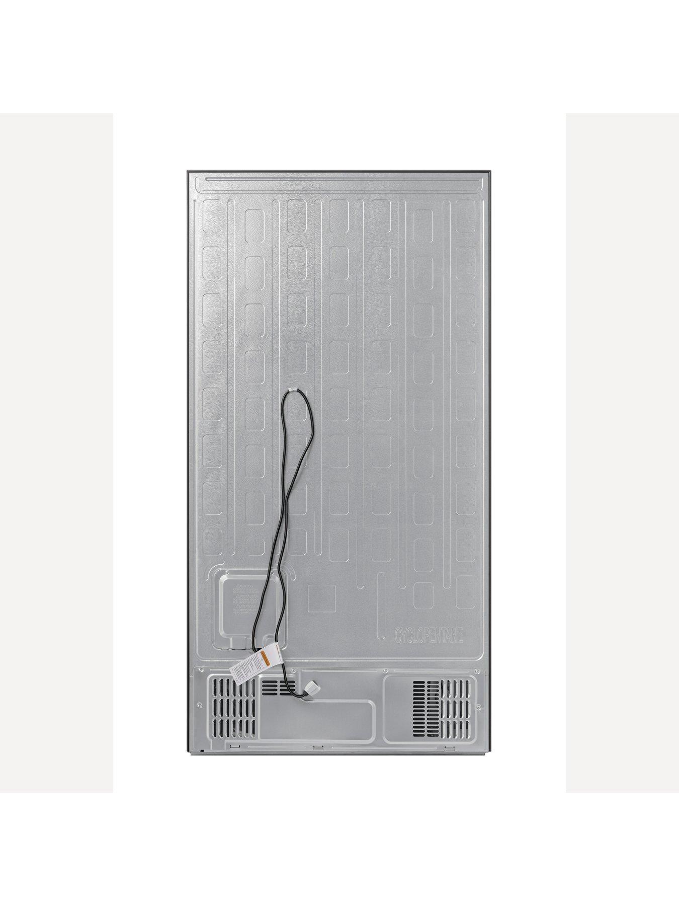 Image 6 of 7 of Fridgemaster MS91520DES 90cm Wide, Side-by-Side, American-Style Fridge Freezer - Silver