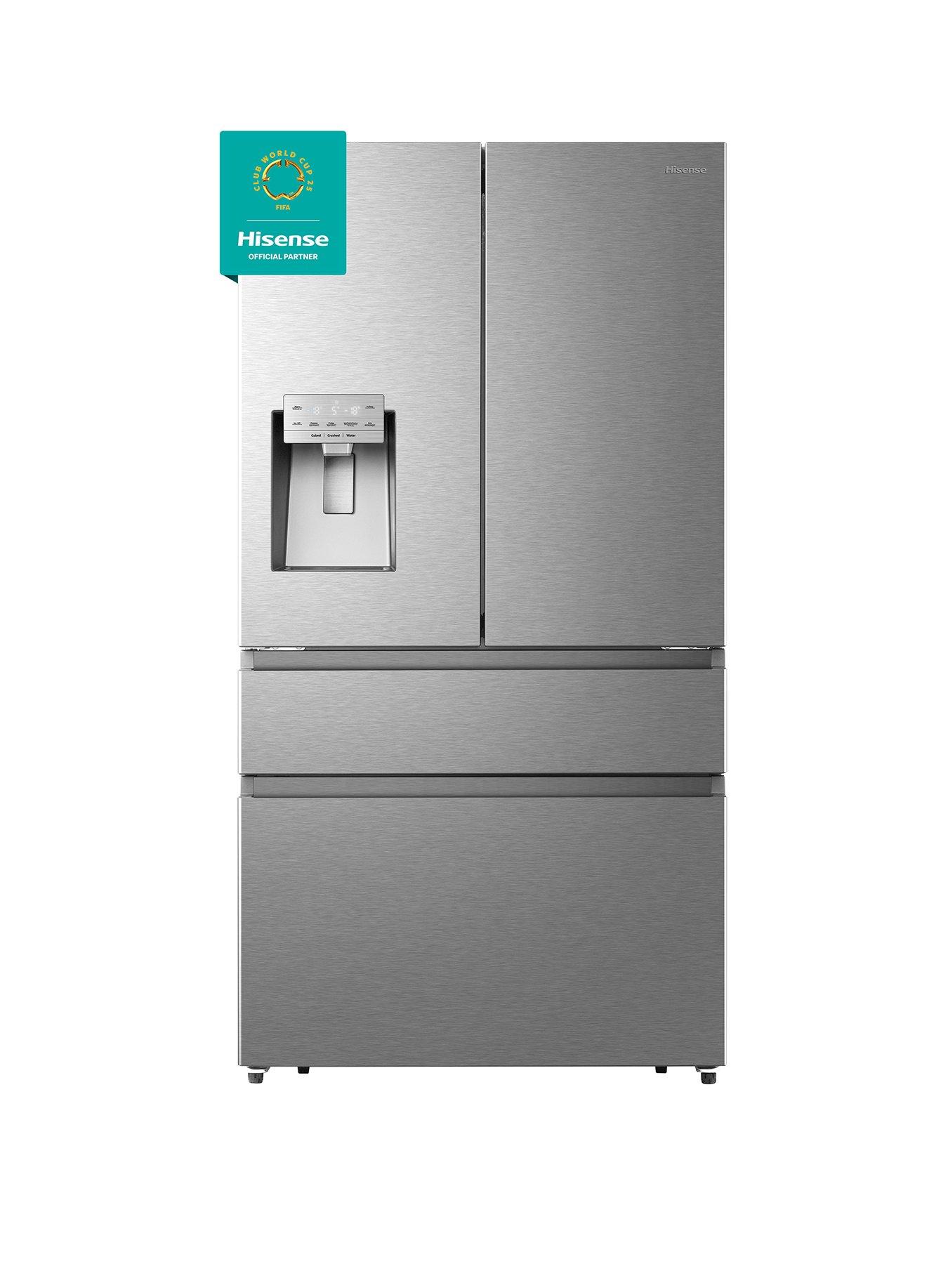 undefined RF728N4SASE Pureflat 90cm French Door, Water and Ice, American Fridge Freezer - Stainless Steel