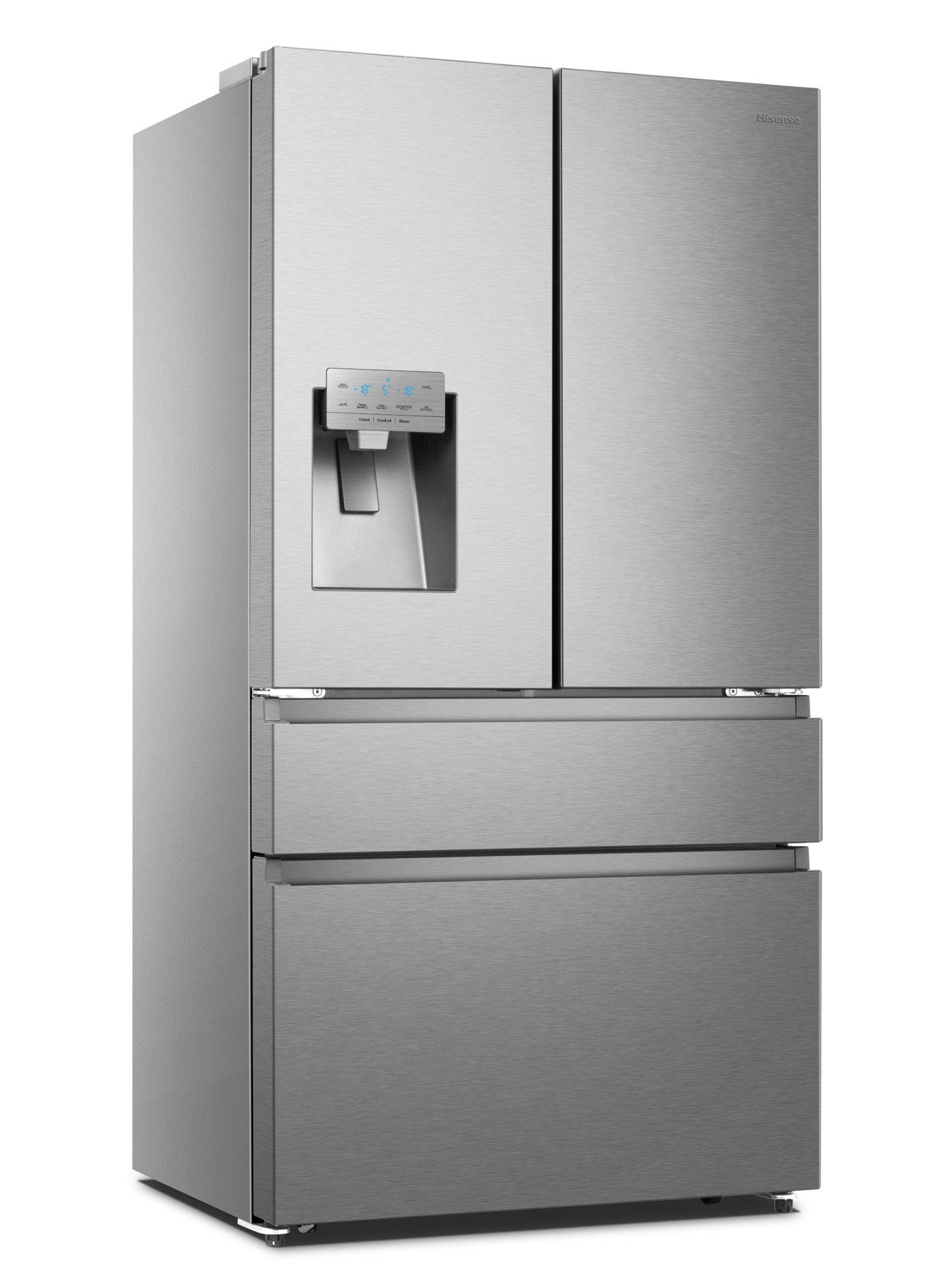 Image 3 of 6 of Hisense RF728N4SASE Pureflat 90cm French Door, Water and Ice, American Fridge Freezer - Stainless Steel