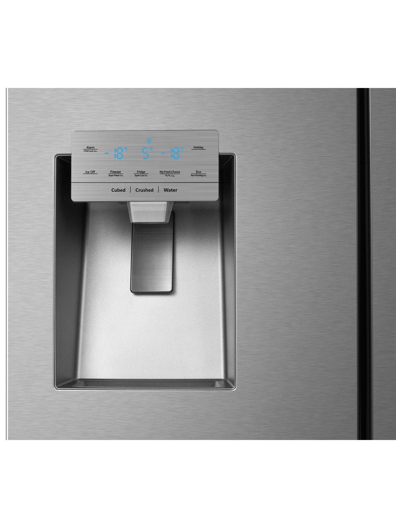 Image 5 of 6 of Hisense RF728N4SASE Pureflat 90cm French Door, Water and Ice, American Fridge Freezer - Stainless Steel