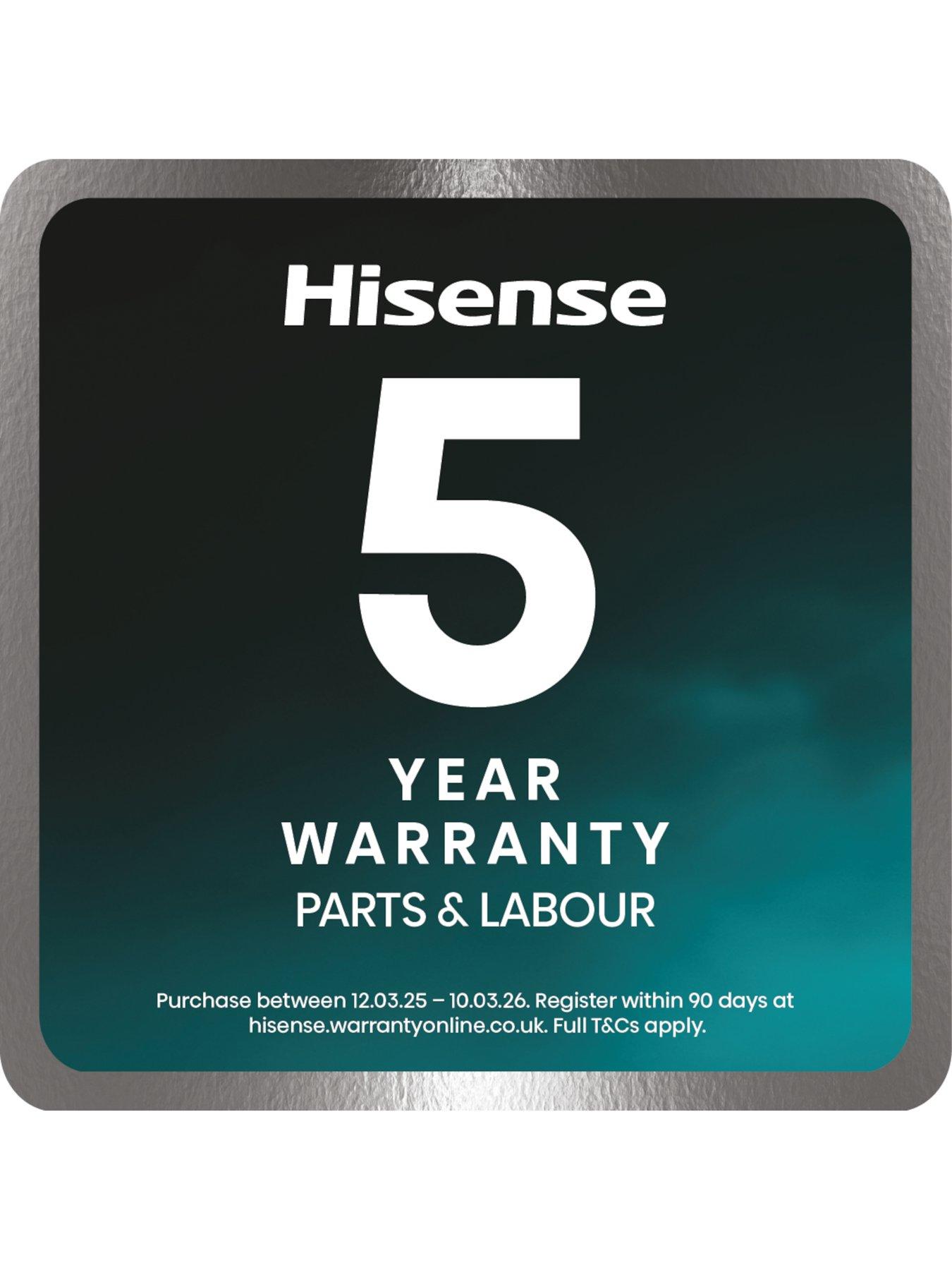 Image 6 of 6 of Hisense RF728N4SASE Pureflat 90cm French Door, Water and Ice, American Fridge Freezer - Stainless Steel