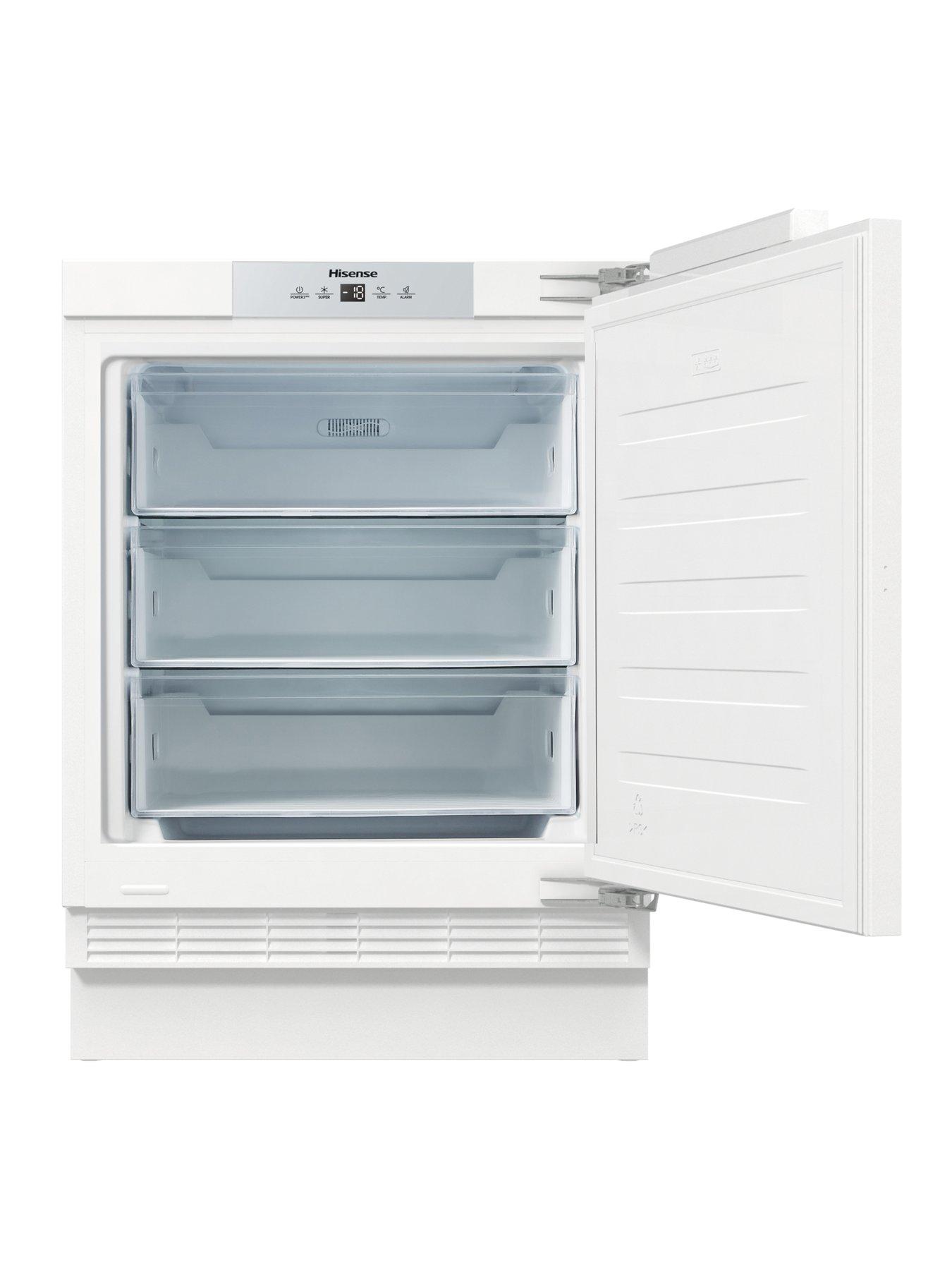 Image 4 of 6 of Hisense FUV124D4AWE Integrated Undercounter Freezer - White