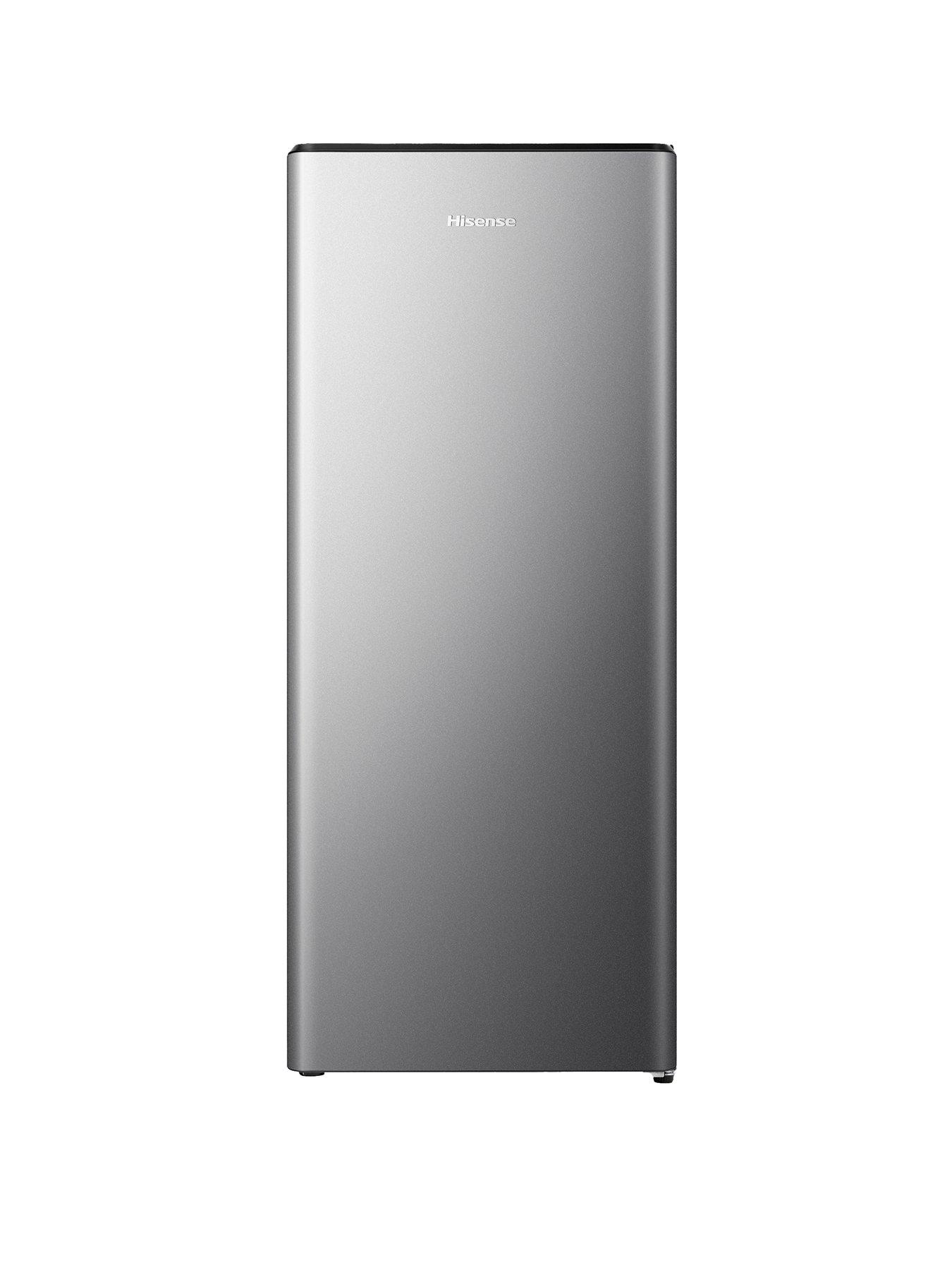 Product photograph of Hisense Rr220d4bde Freestanding Fridge - Silver from very.co.uk