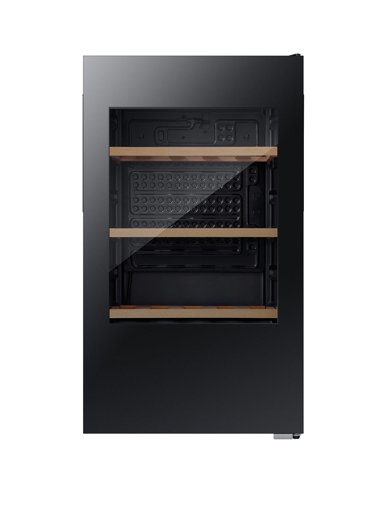 undefined RW12D4NWG0 48cm Wide, 30 bottle, Freestanding Wine Cooler - Black