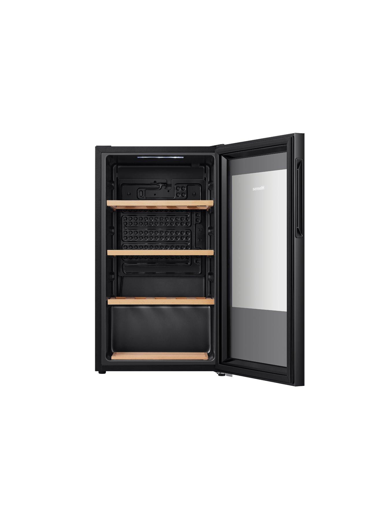 Image 3 of 6 of Hisense RW12D4NWG0 48cm Wide, 30 bottle, Freestanding Wine Cooler - Black