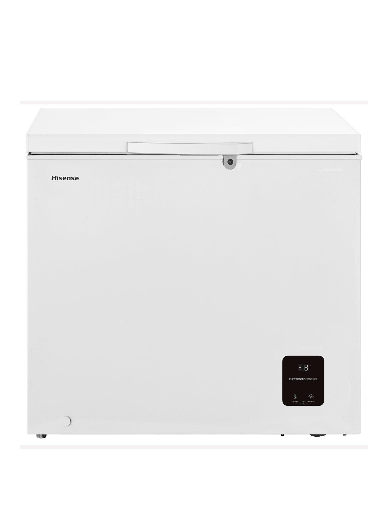 Hisense FC247D4AWLE 191L Freestanding Chest Freezer - White | Very.co.uk