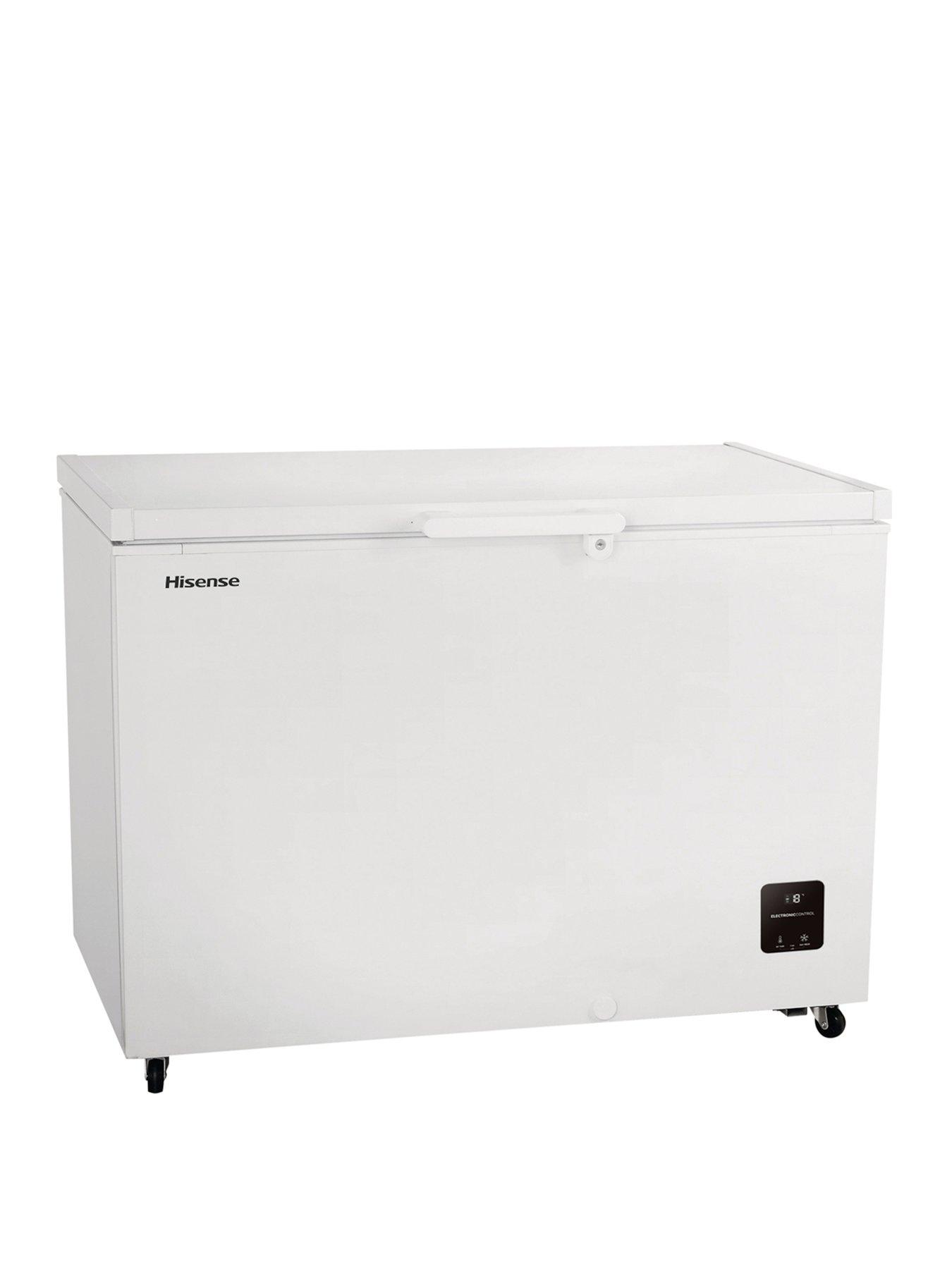 Product photograph of Hisense Fc386d4awle 297litre Freestanding Chest Freezer - White from very.co.uk