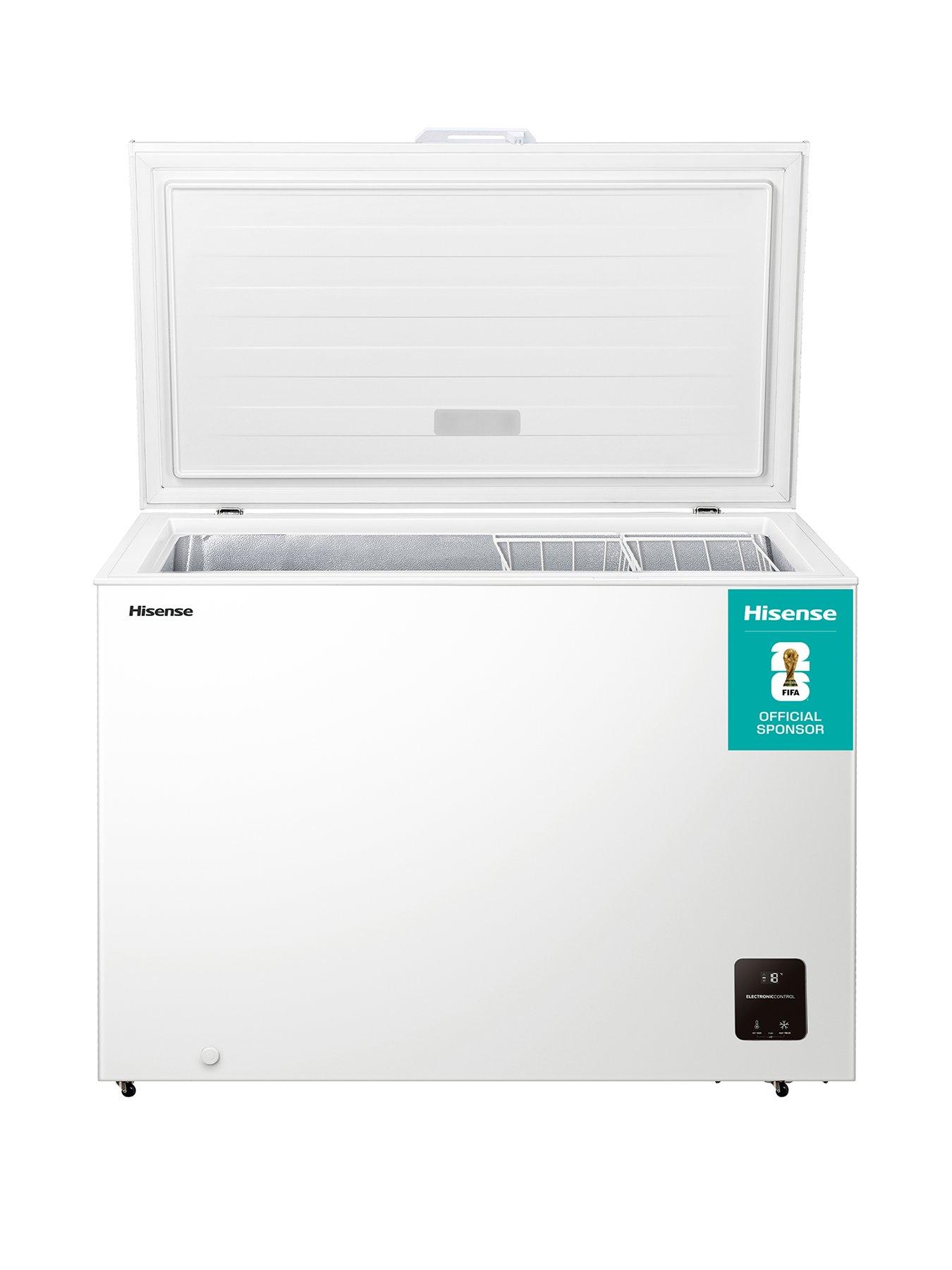 Hisense FC386D4AWLE 297-Litre Freestanding Chest Freezer - White