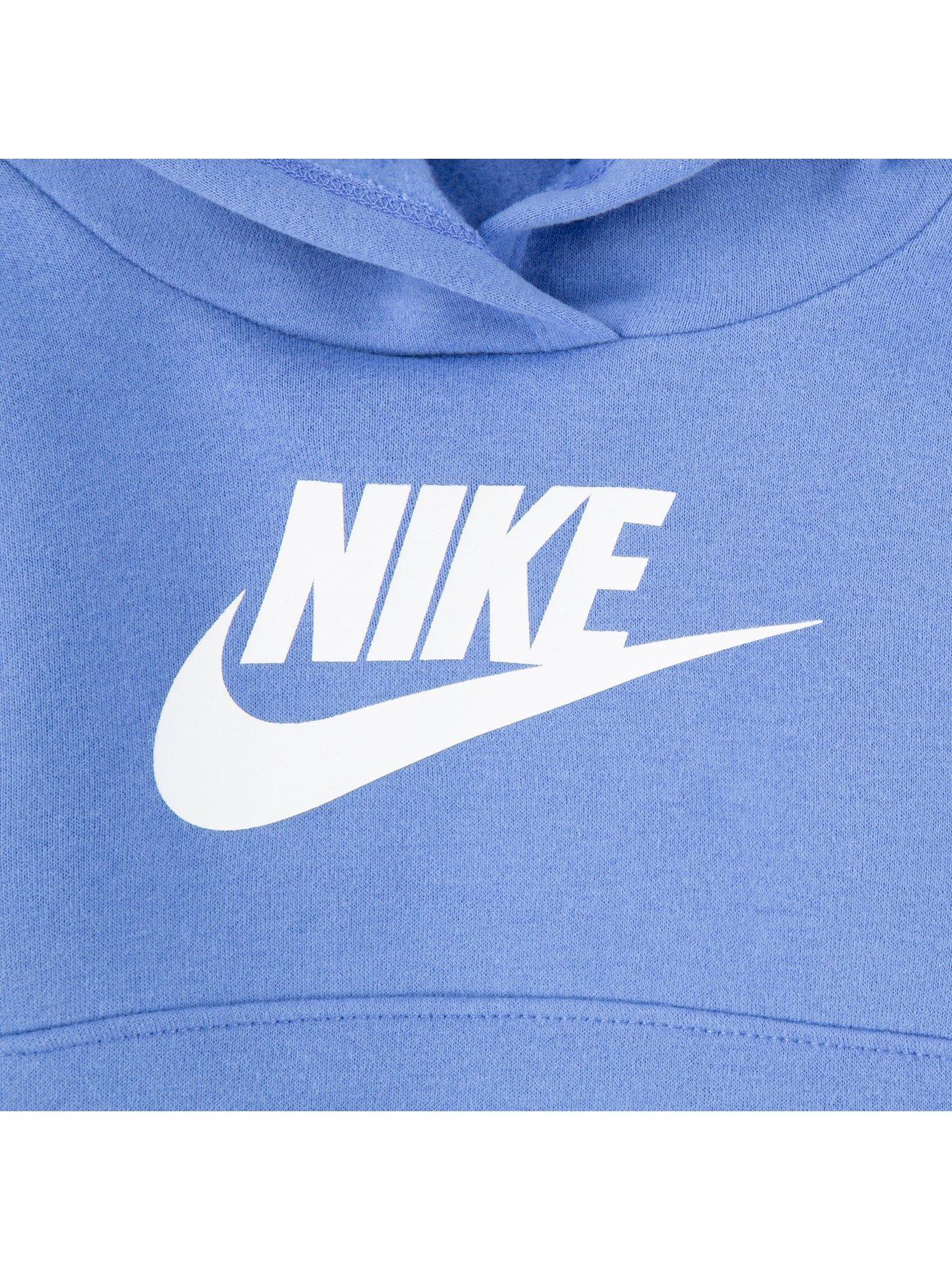 Blue and store white nike outfit