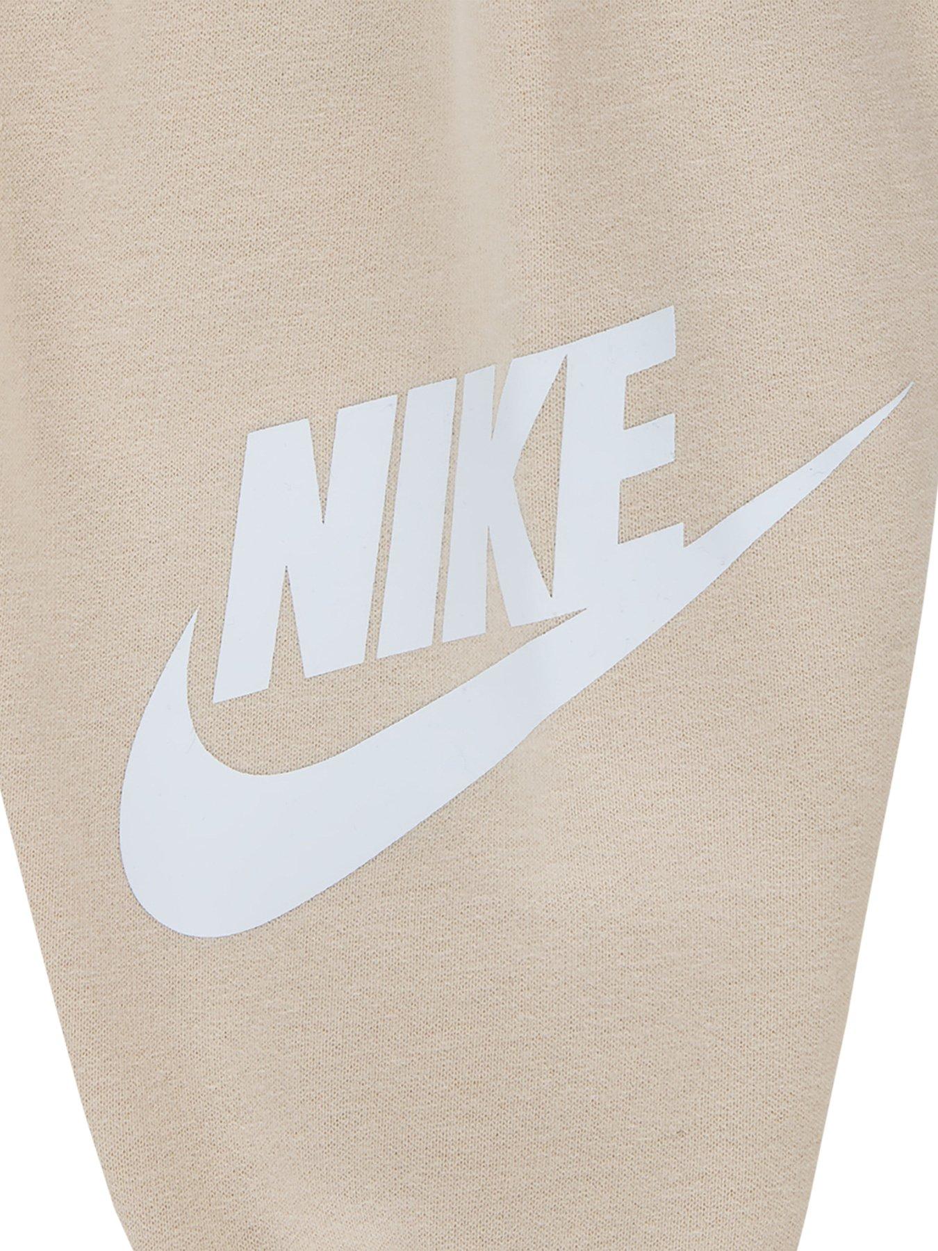 Image 4 of 4 of Nike Infant Unisex Club Overhead Hoody and Pant Set - Beige