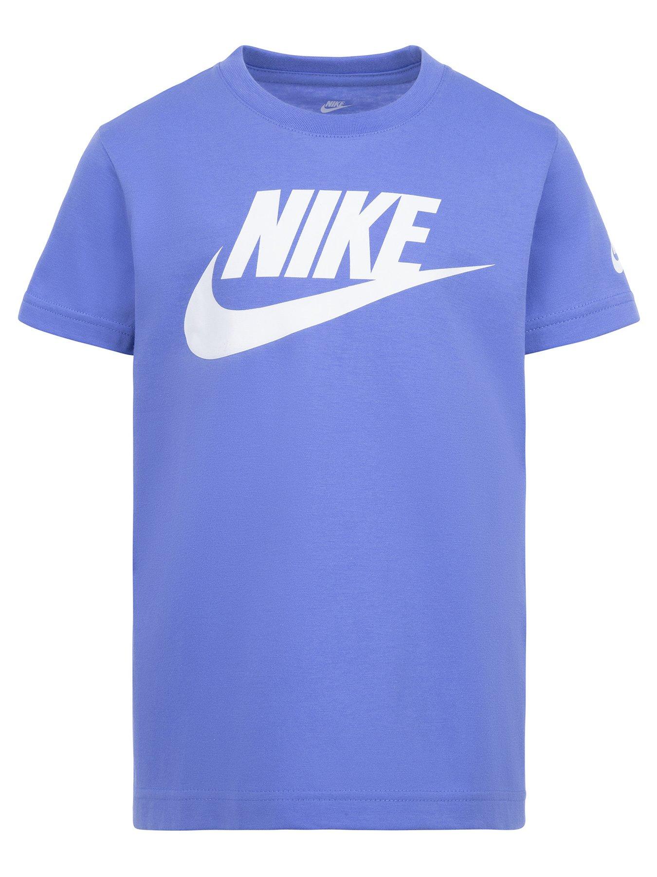 Light blue nike shirt best sale