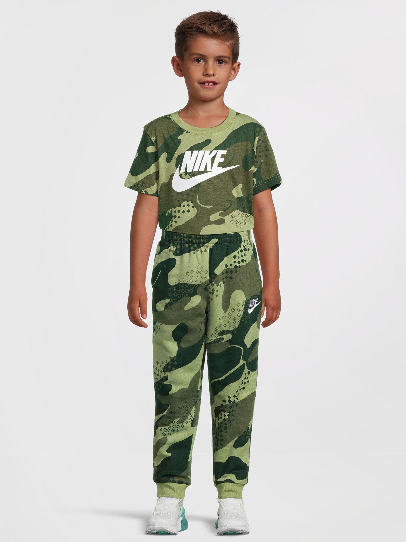 Nike Younger Boys Camo Print T Shirt