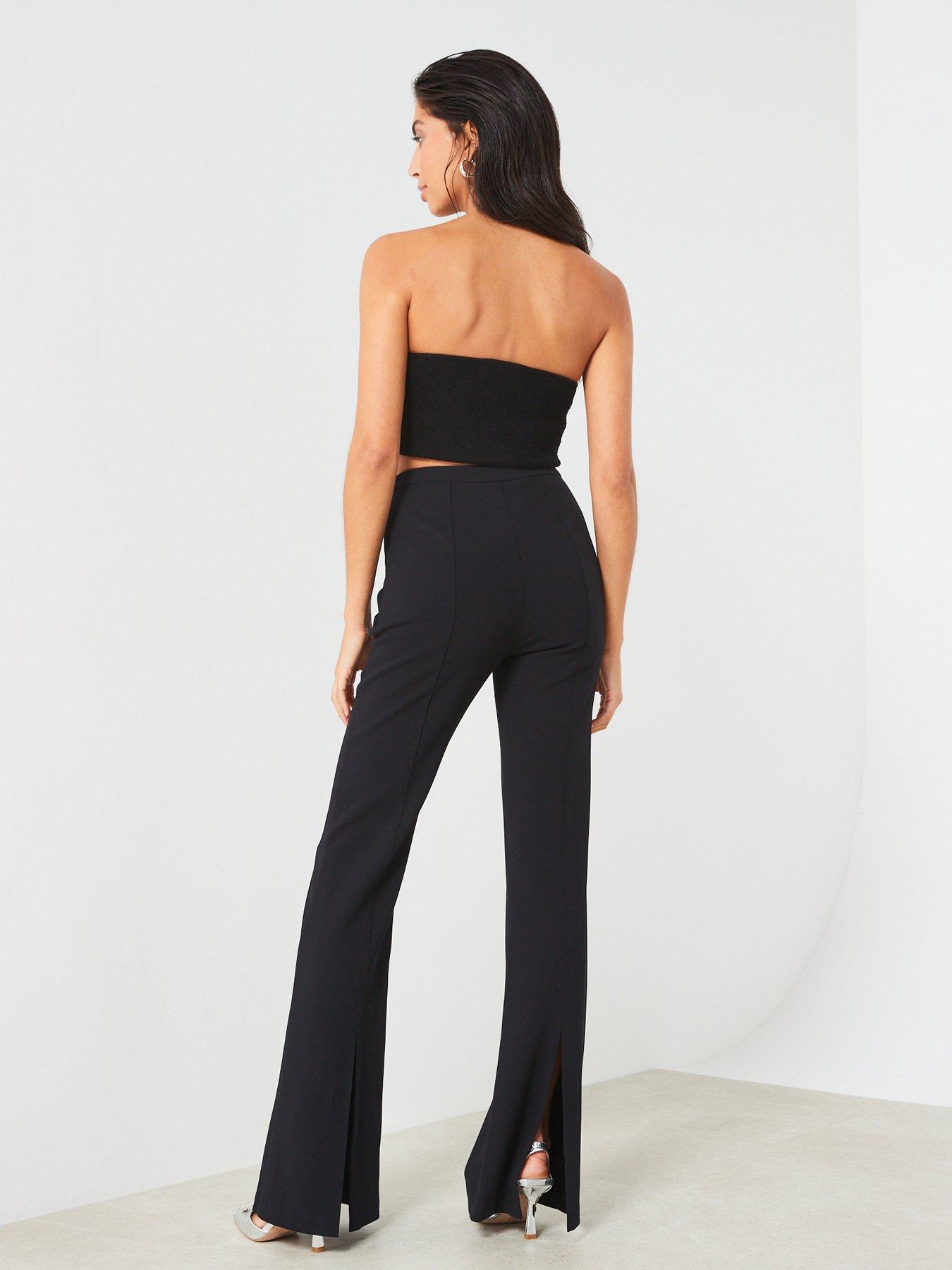 Mango hot sale black trousers