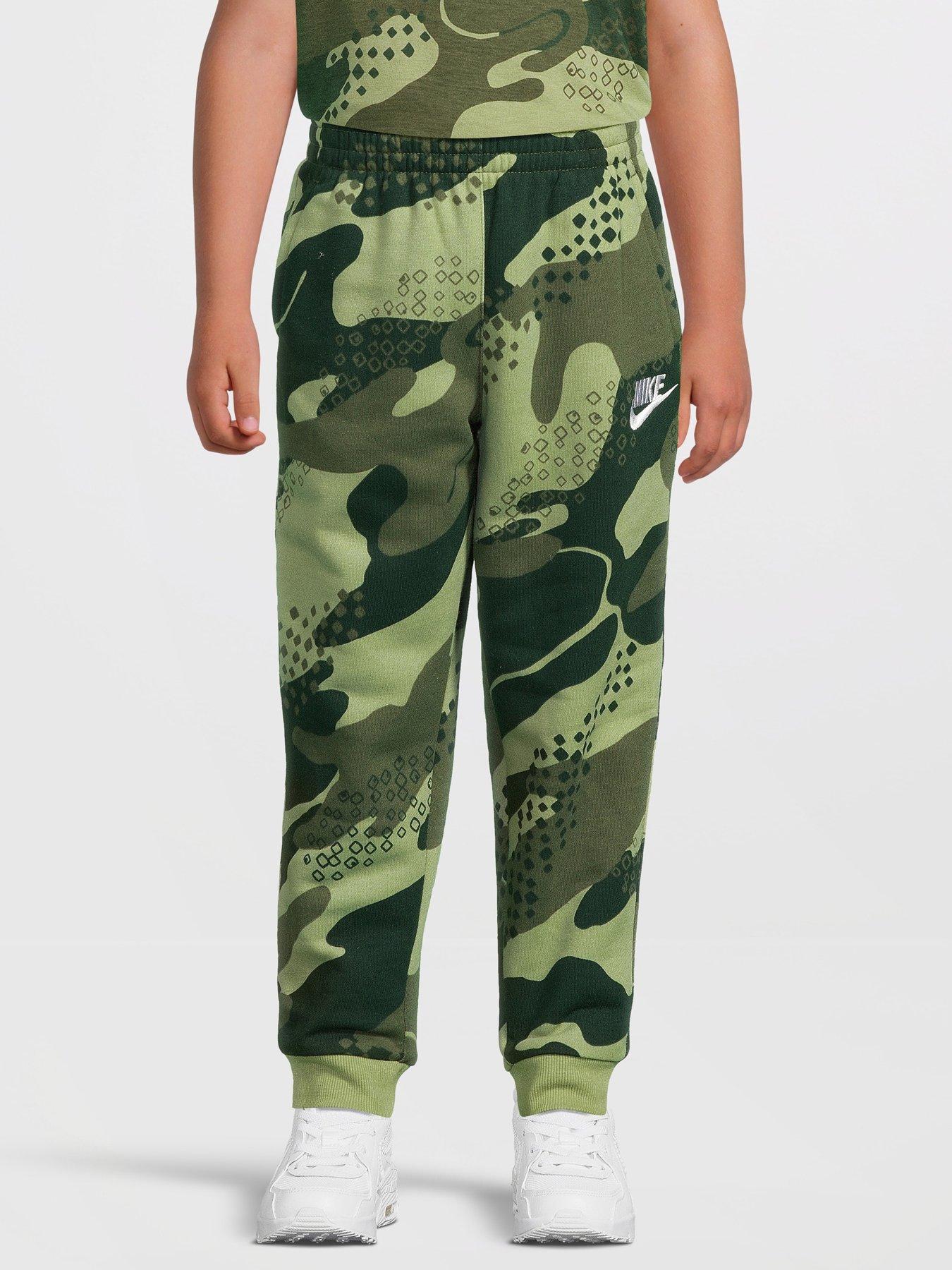 Nike camo tracksuit junior online