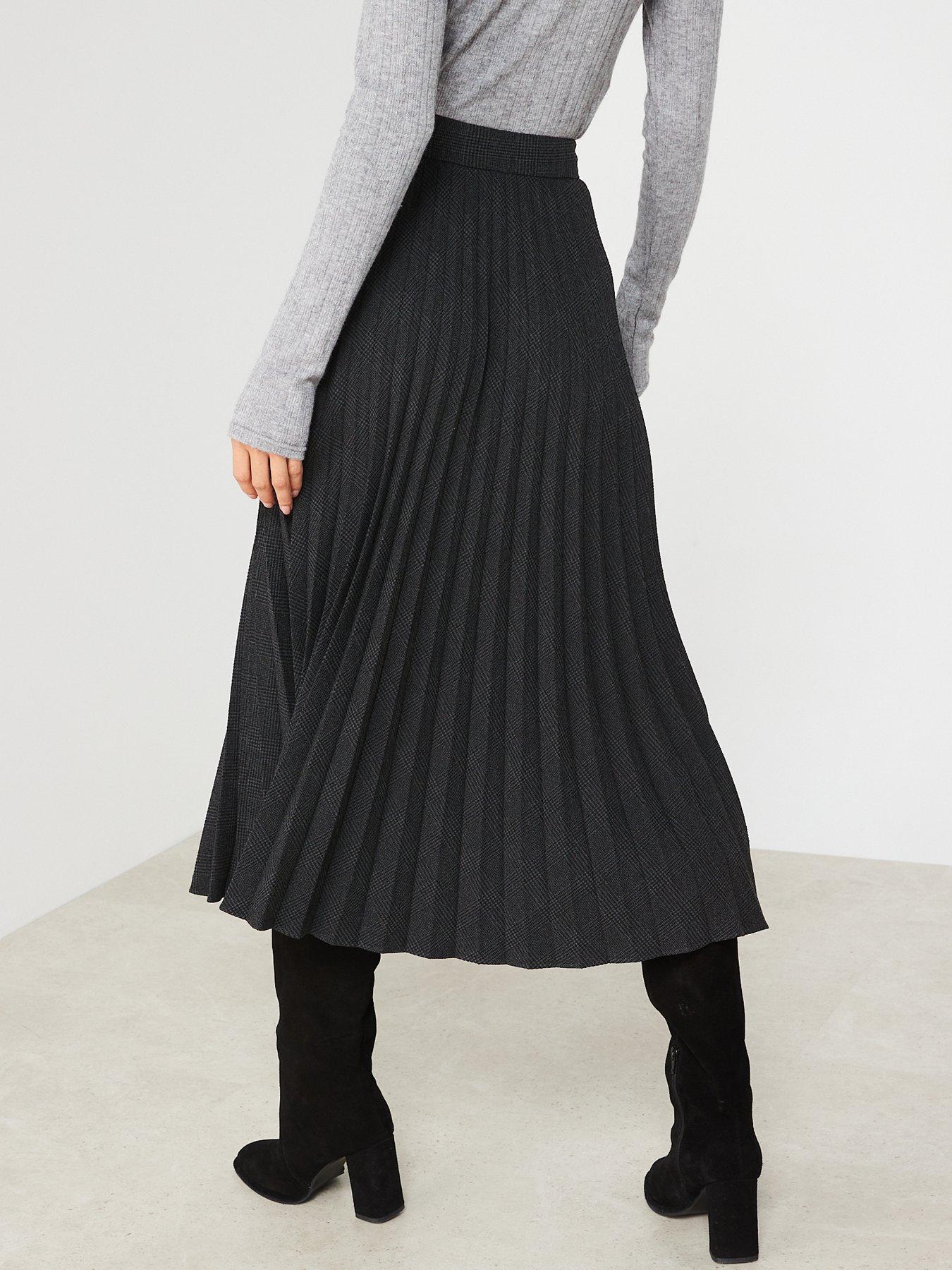 Pleated midi skirt sale uk hotsell