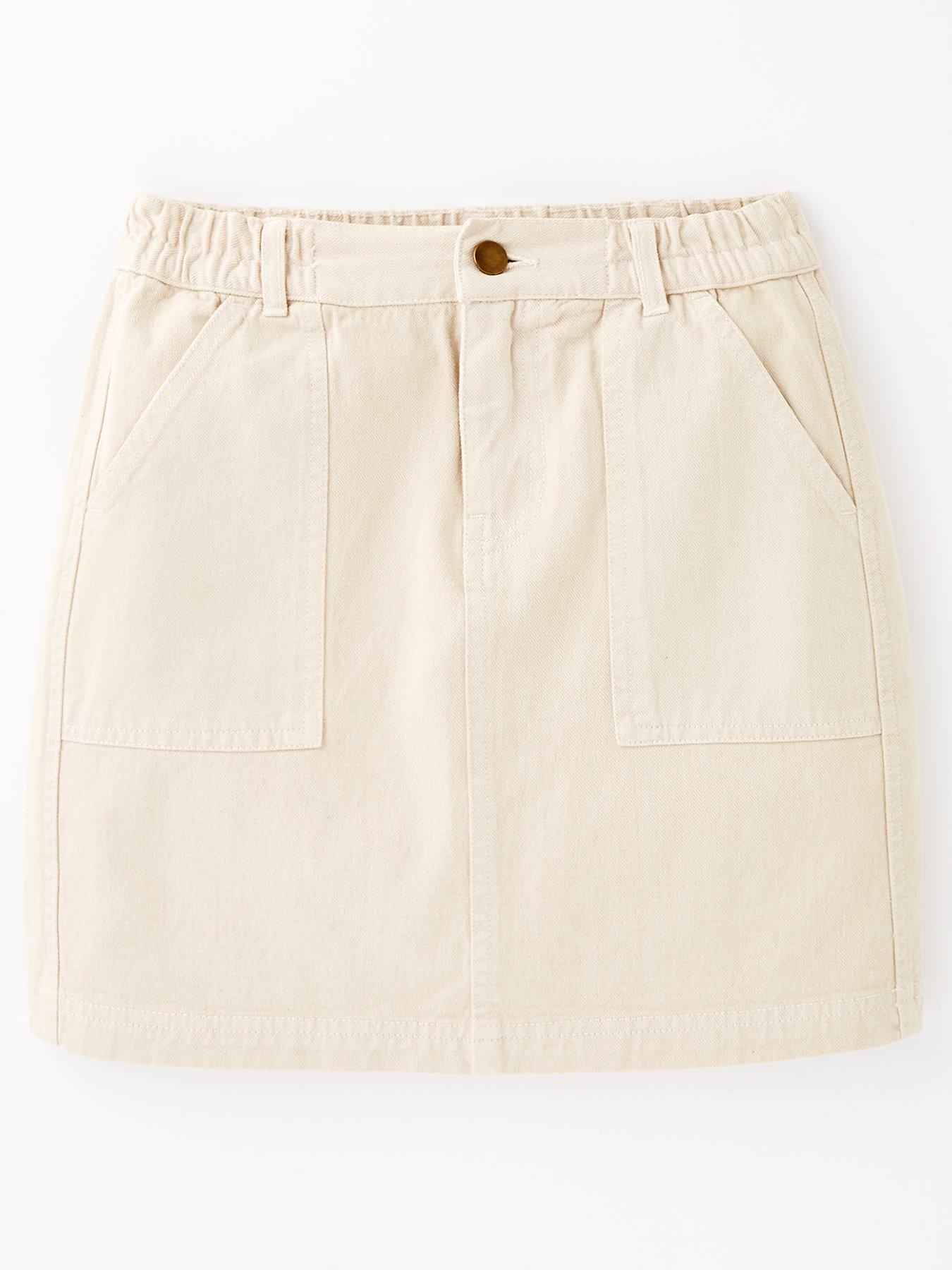 V by Very Girls Cargo Cream Skirt - Cream | Very.co.uk