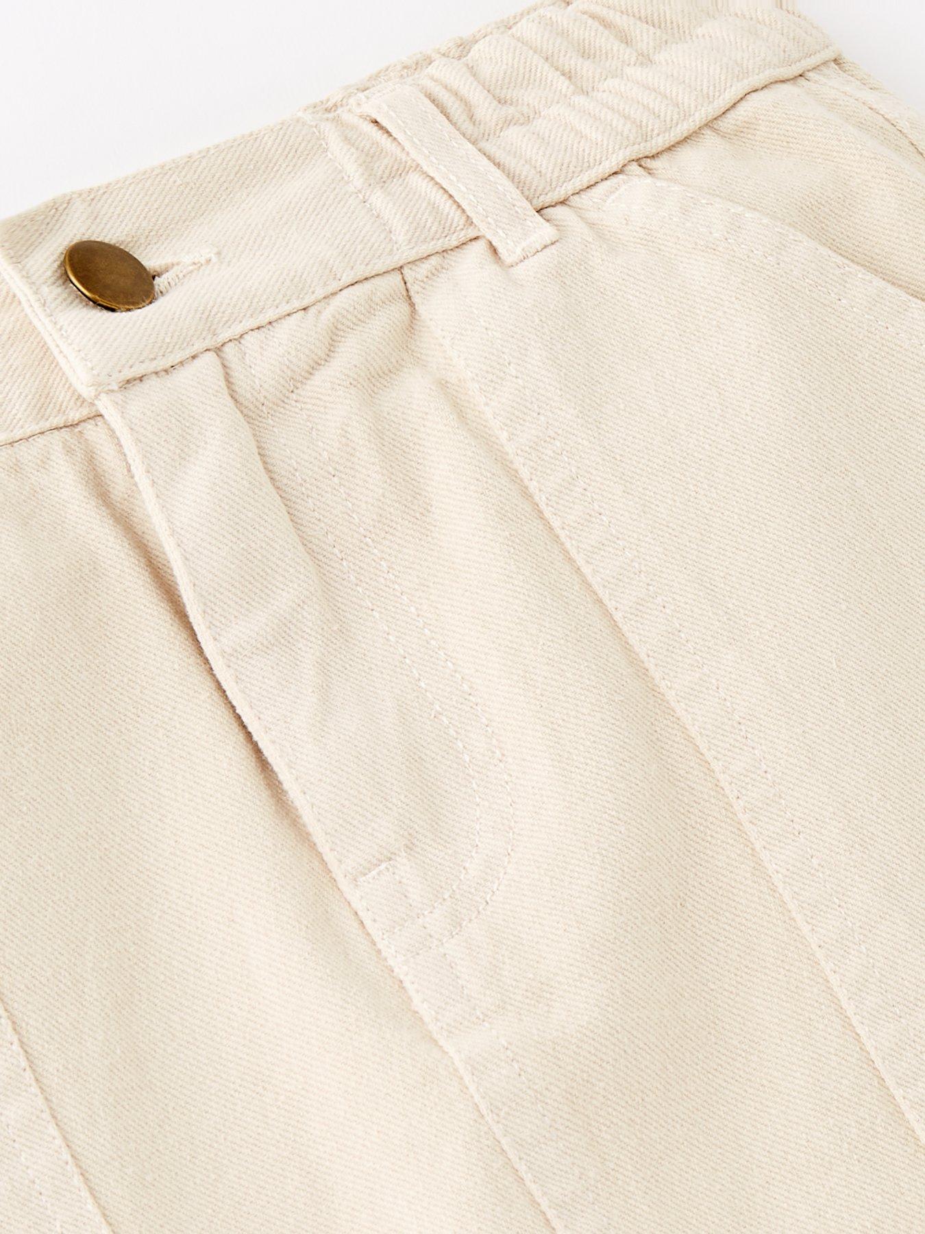 V by Very Girls Cargo Cream Skirt - Cream | Very.co.uk