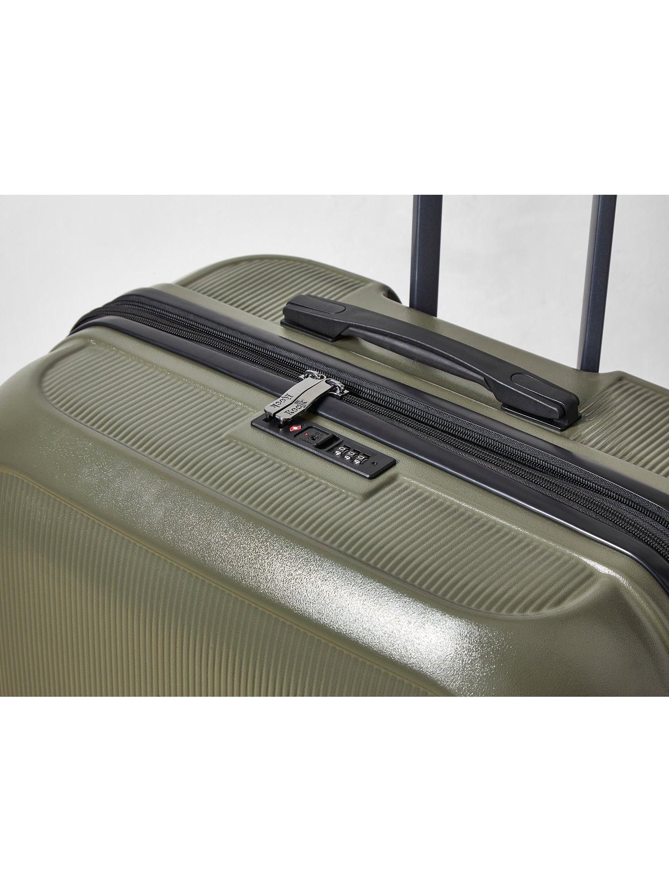 Olive green suitcase hotsell