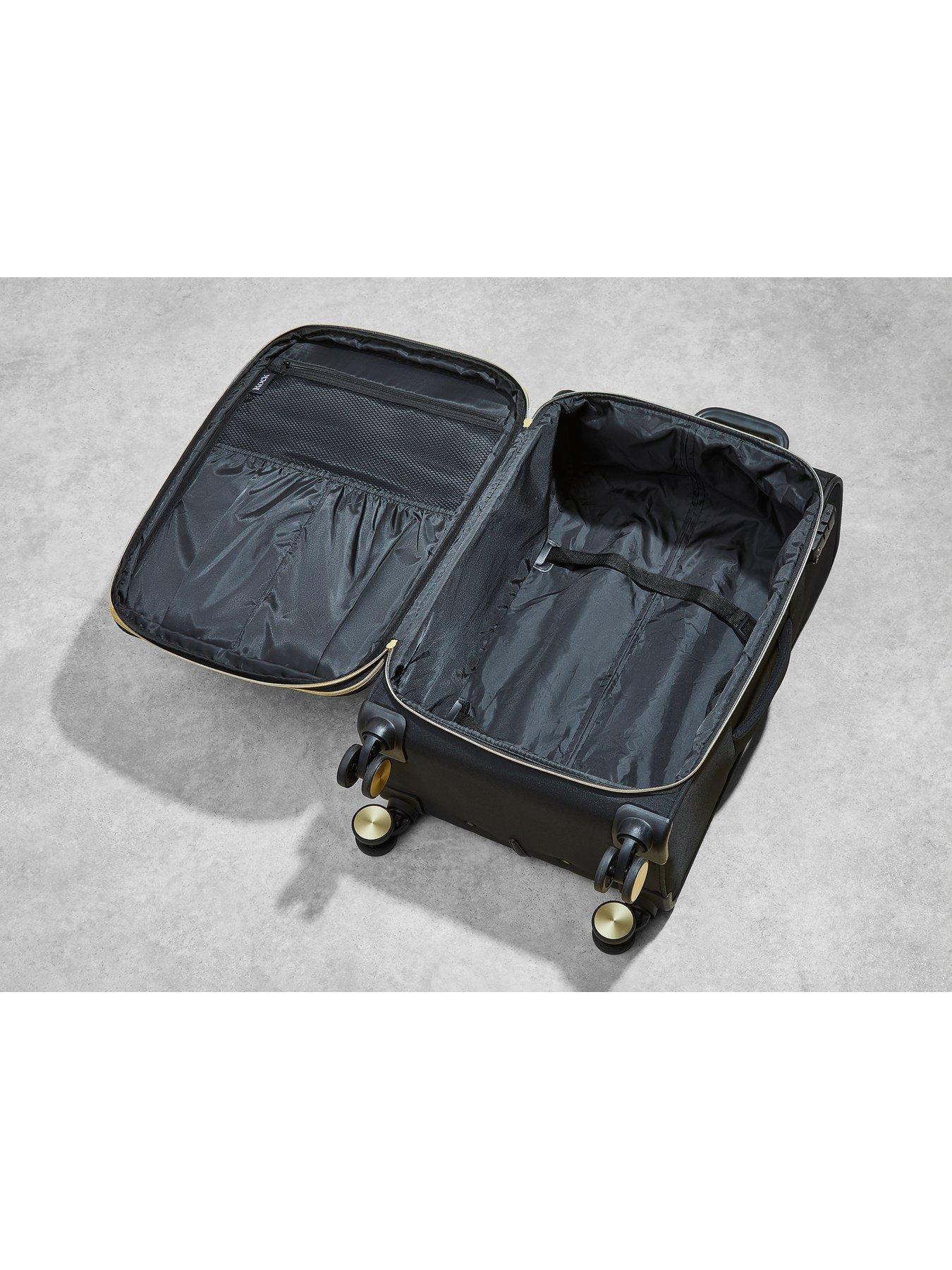 Image 5 of 7 of Rock Luggage Sloane Softshell 8 wheel expander with TSA lock 3 Pc Set