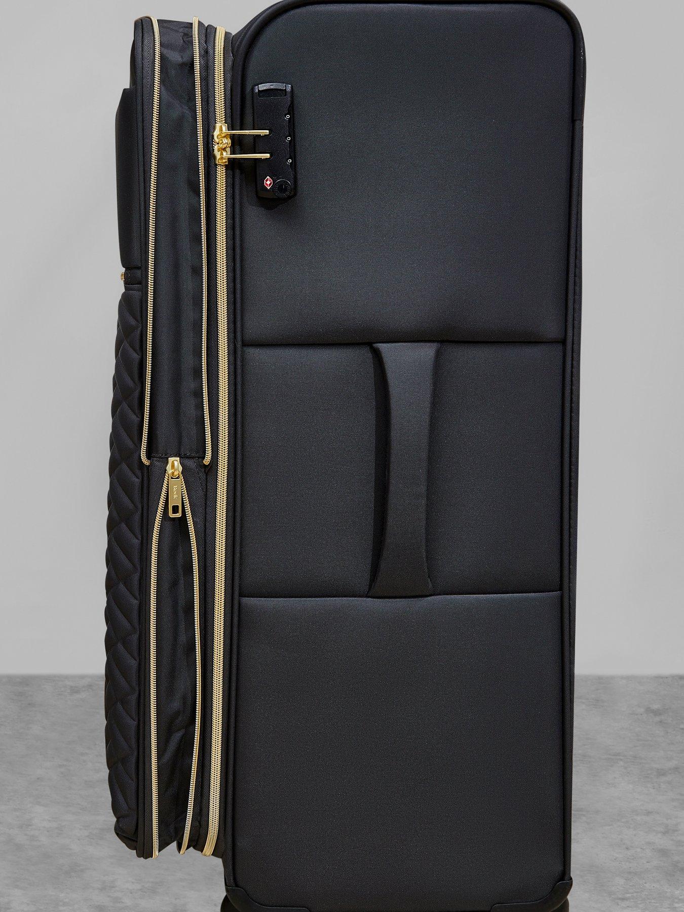Image 7 of 7 of Rock Luggage Sloane Softshell 8 wheel expander with TSA lock 3 Pc Set