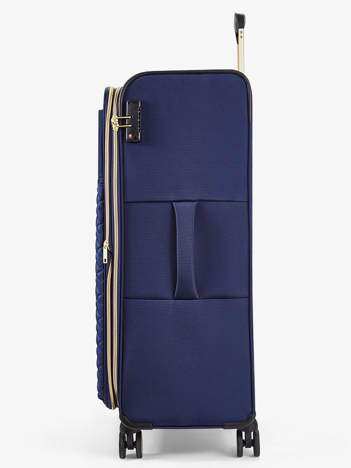Image 3 of 7 of Rock Luggage Sloane Softshell 8 wheel expander with TSA lock Large Suitcase